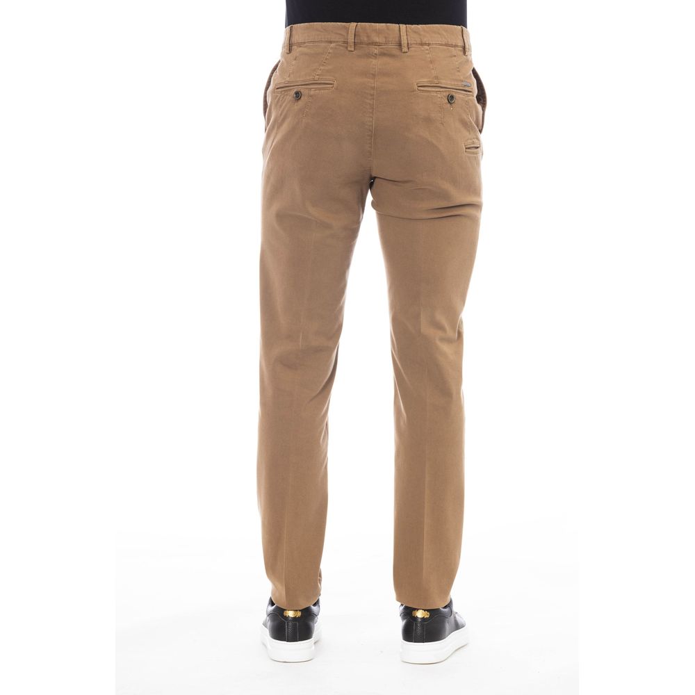 Peserico Beige Cotton Men Men's Pants
