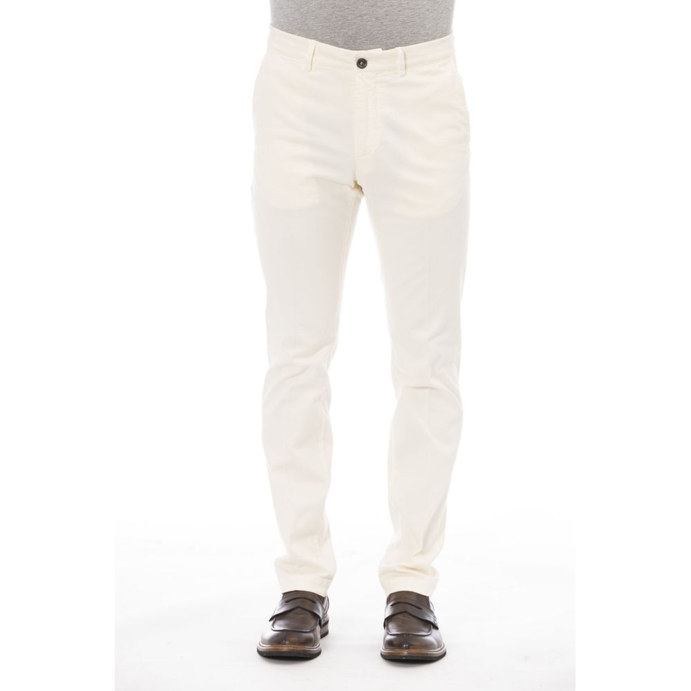 Peserico Beige Cotton Men Men's Pant