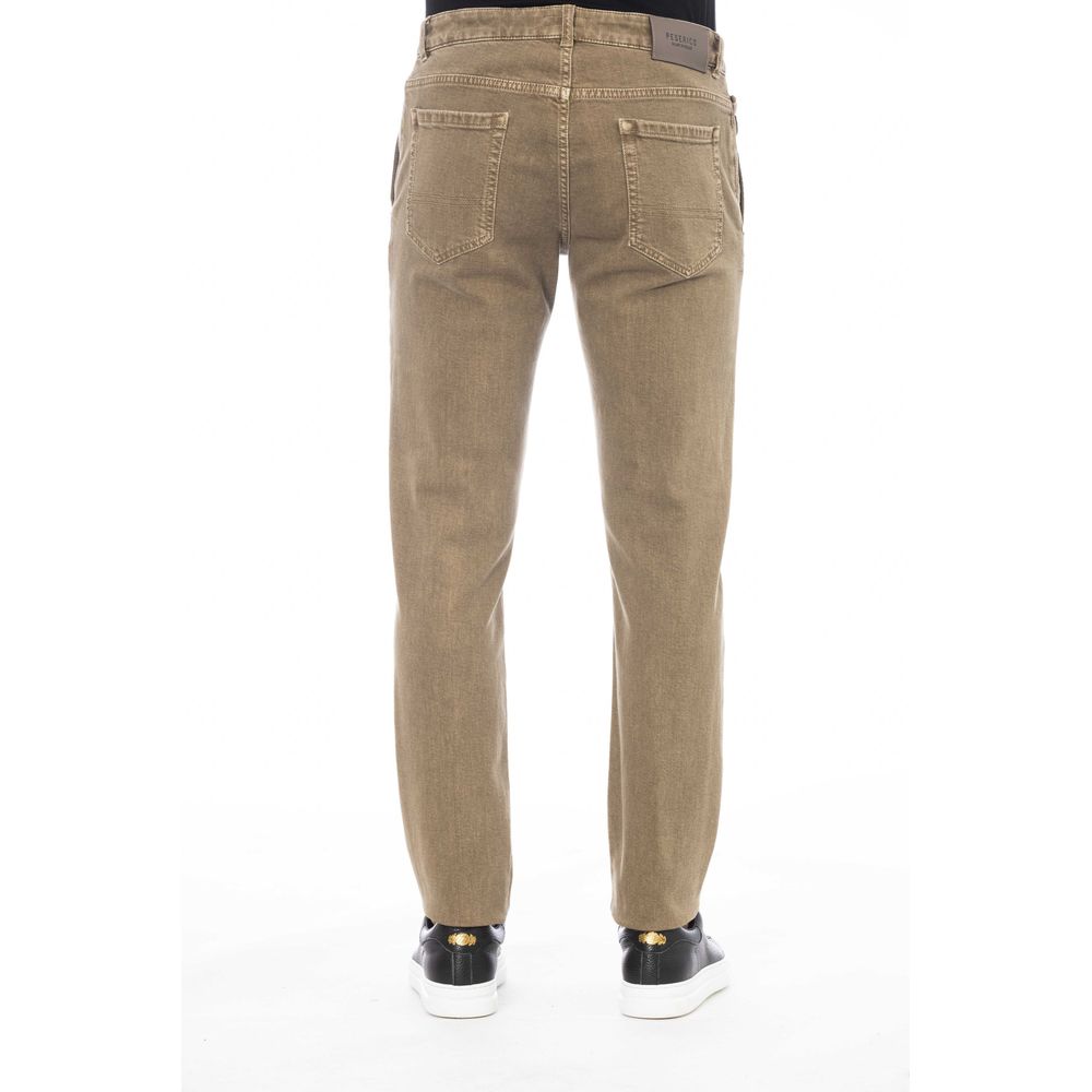 Peserico Green Cotton Men Men's Pant