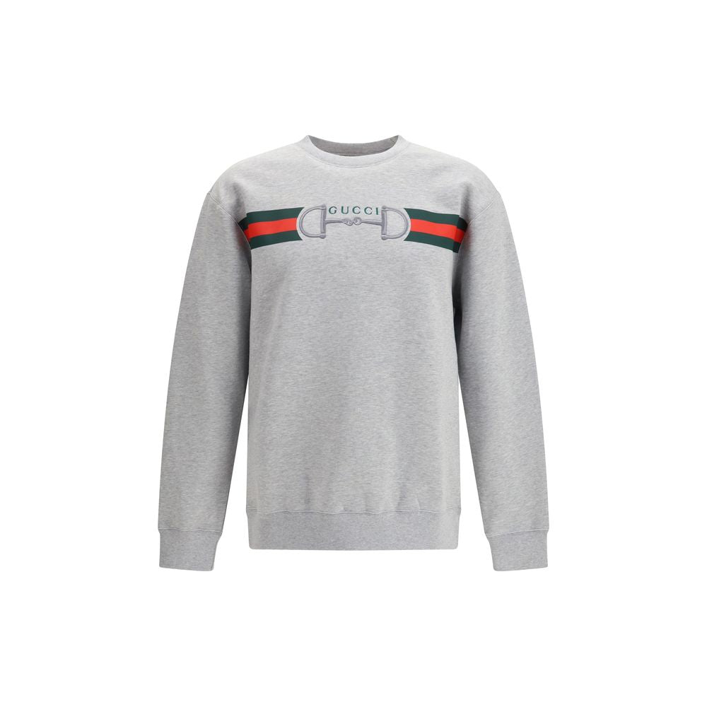 Gucci Gray Cotton Men's Sweatshirt