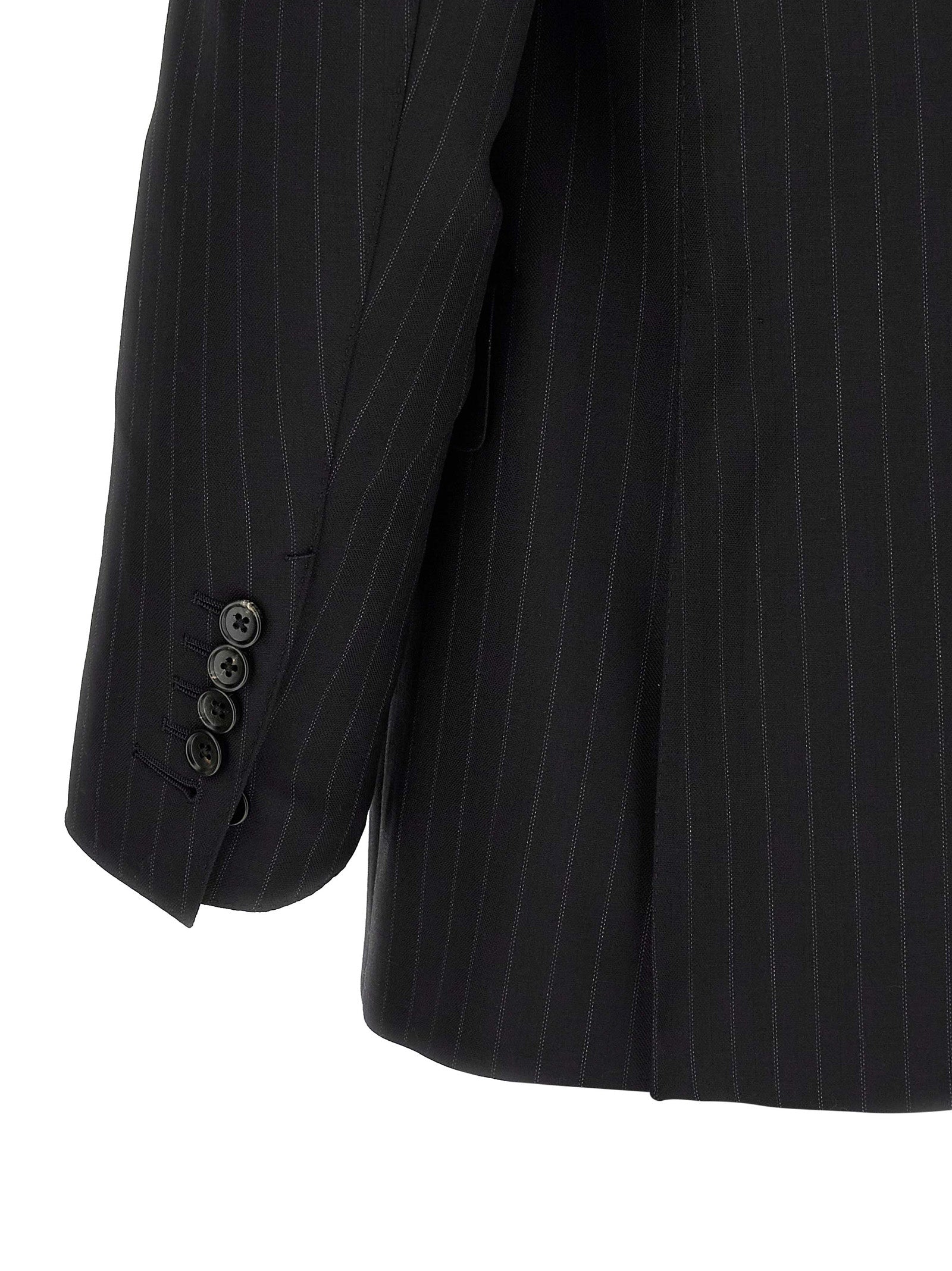 Tom Ford Black Wool Two-Piece Men's Suit