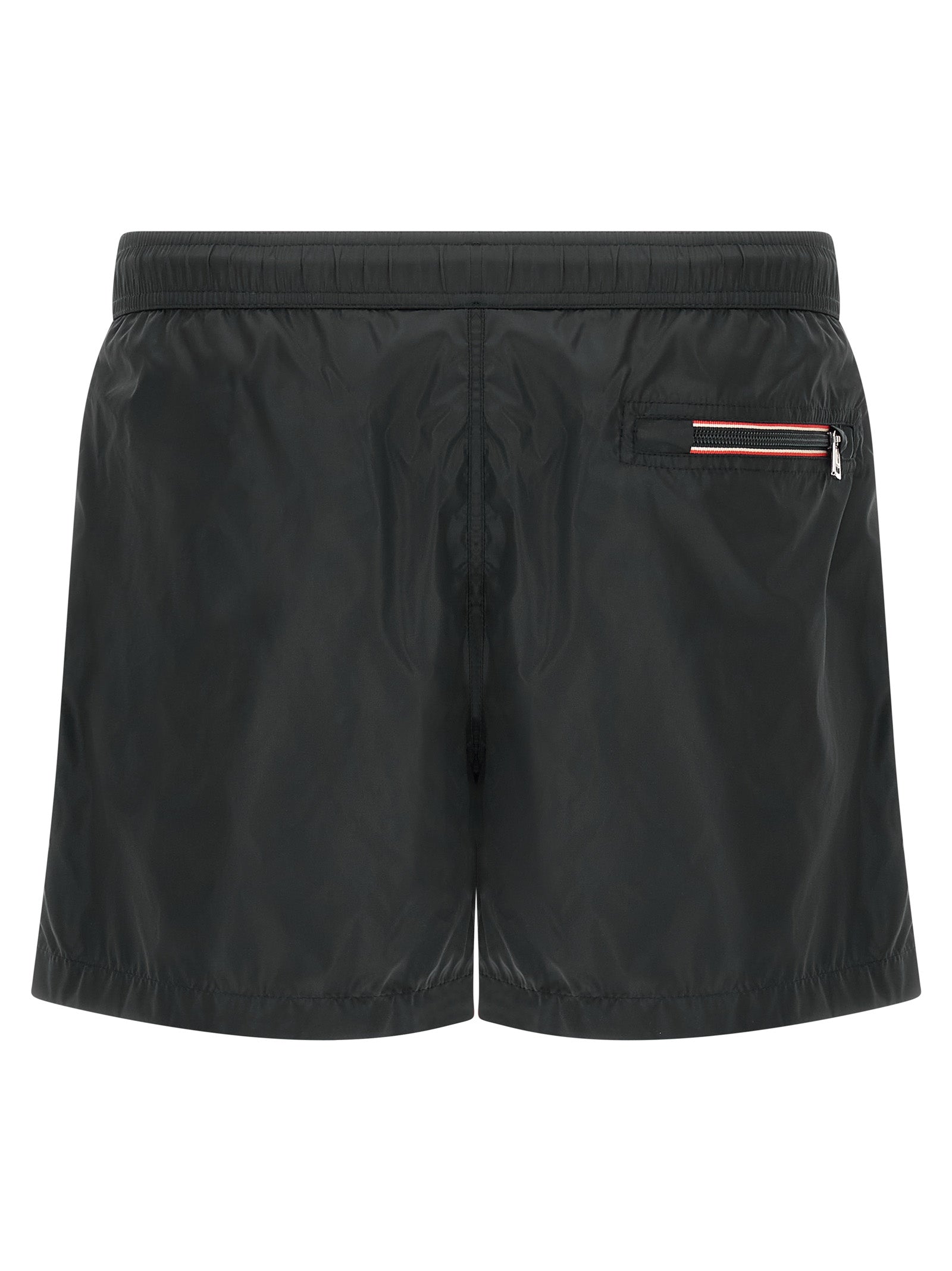 Moncler Black Polyamide Knee Men's Length