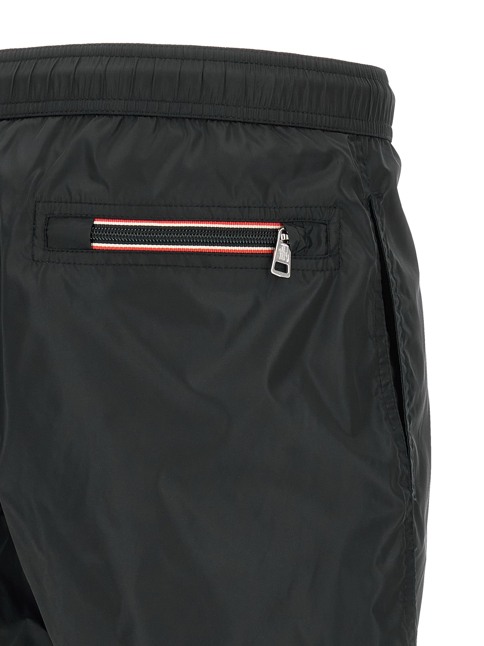 Moncler Black Polyamide Knee Men's Length