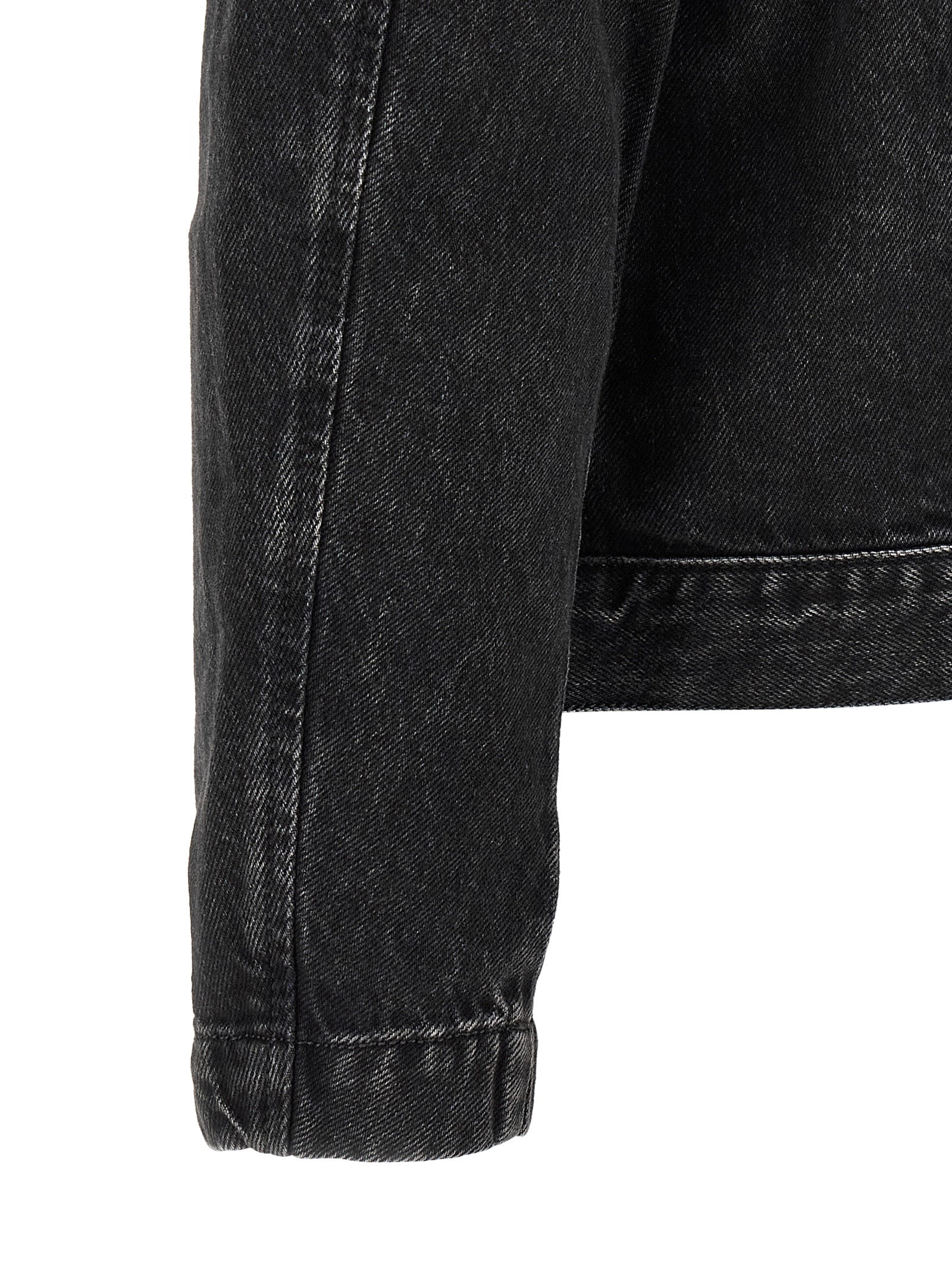Diesel Black Cotton Denim Men's Jacket