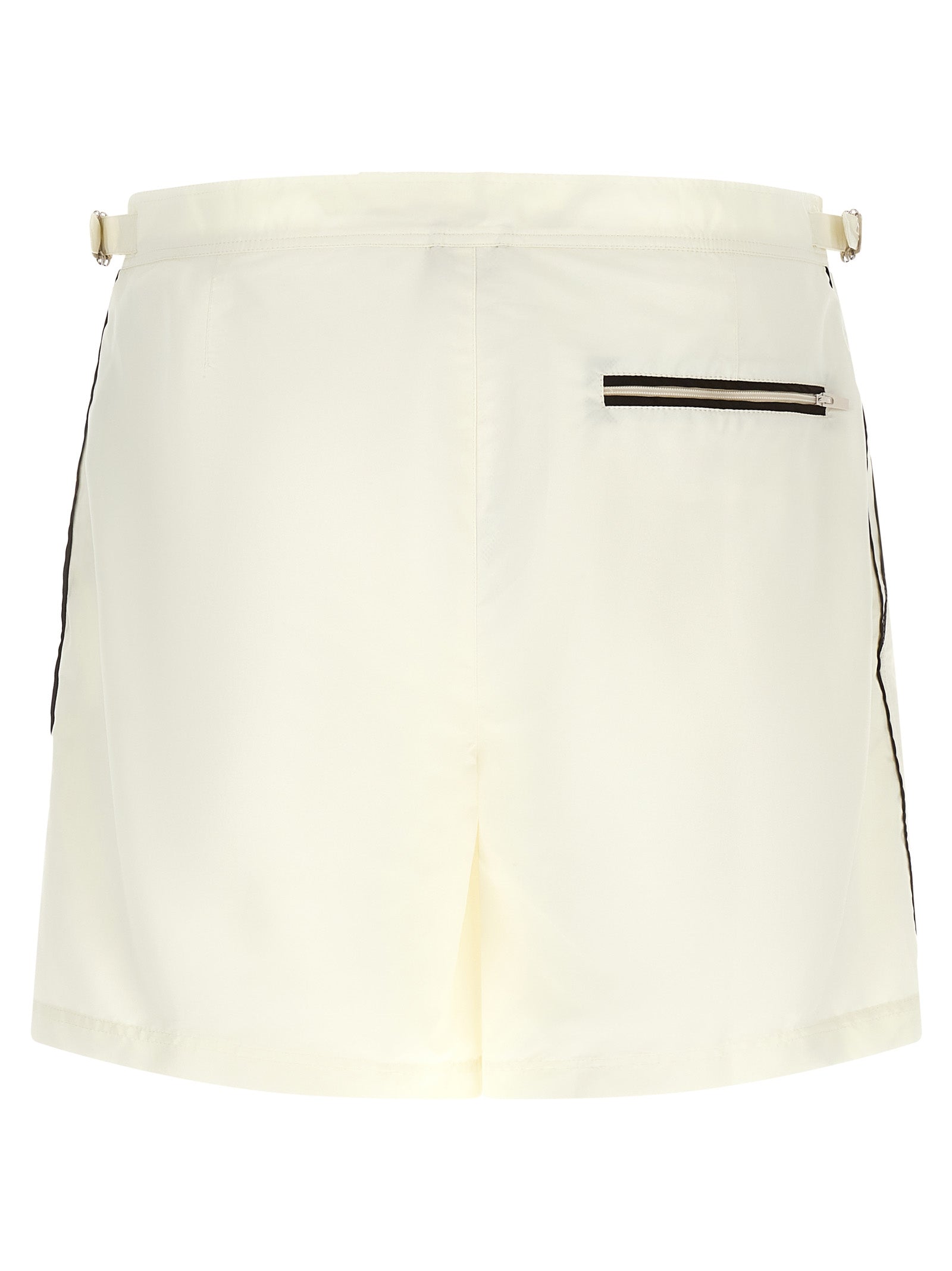 Brunello Cucinelli Beige Polyester Swim Men's Shorts