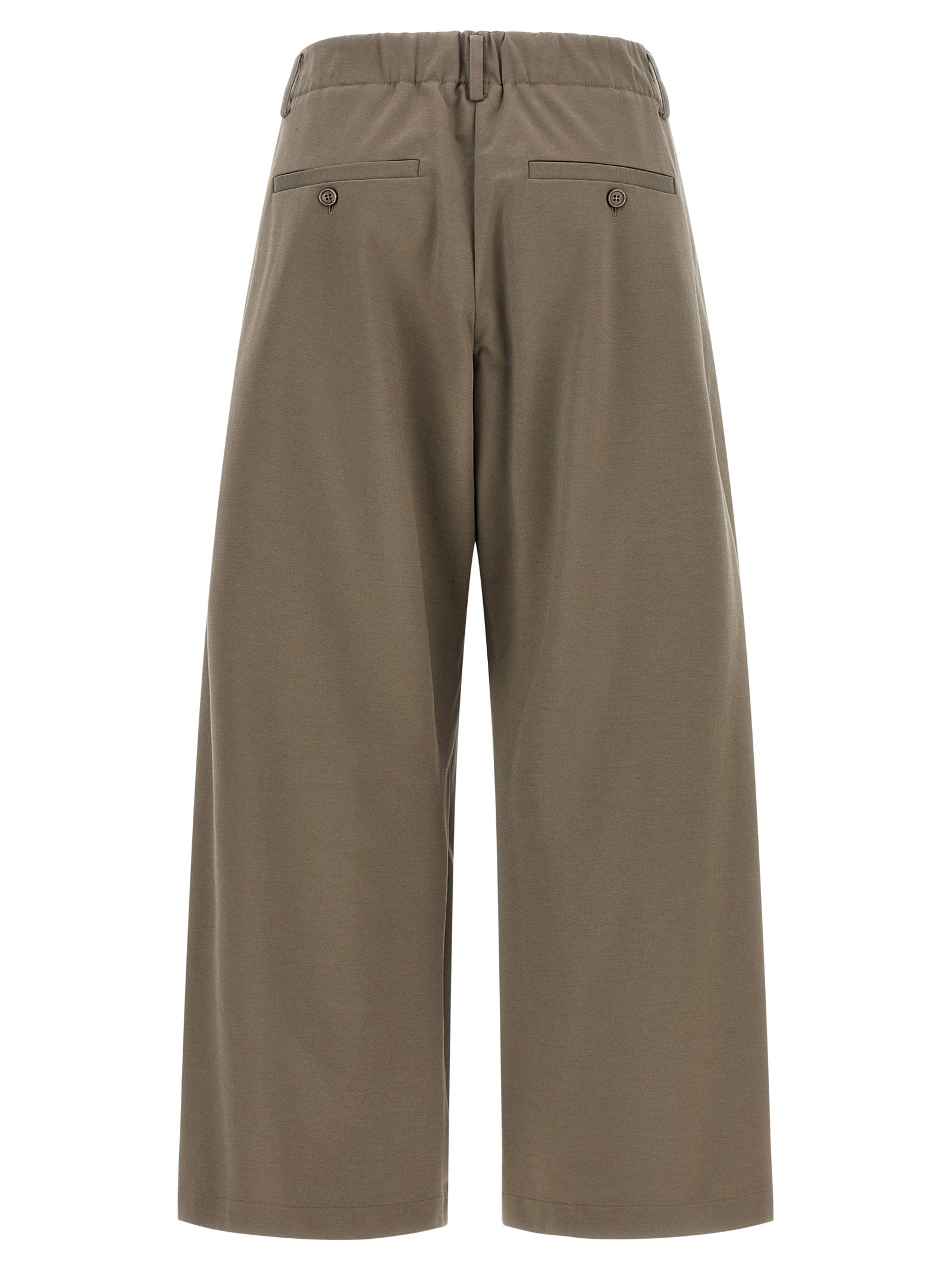 Brunello Cucinelli Gray Cotton Athletic Women's Pants