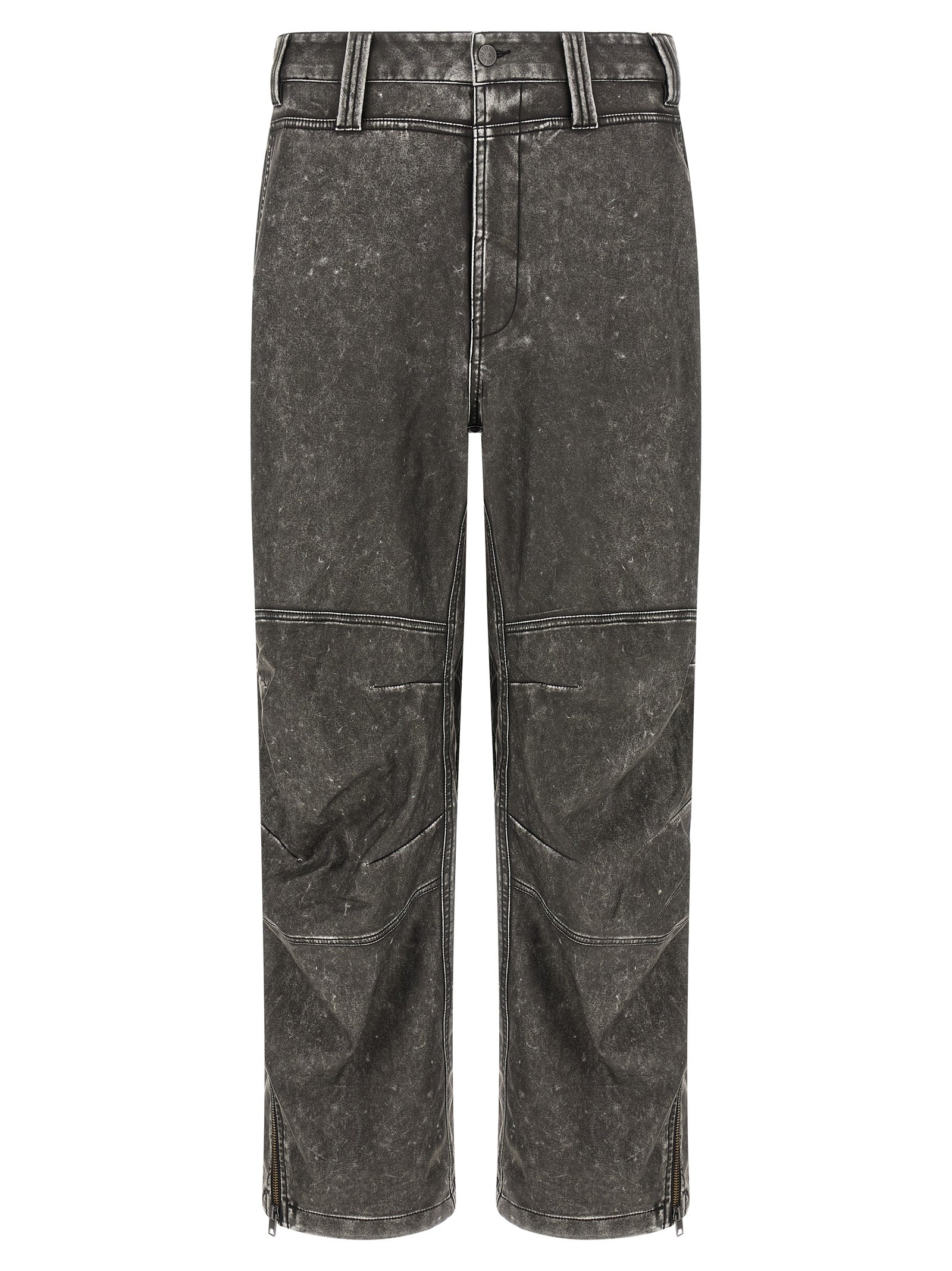 Diesel Gray Polyethylene Casual Men's Pants