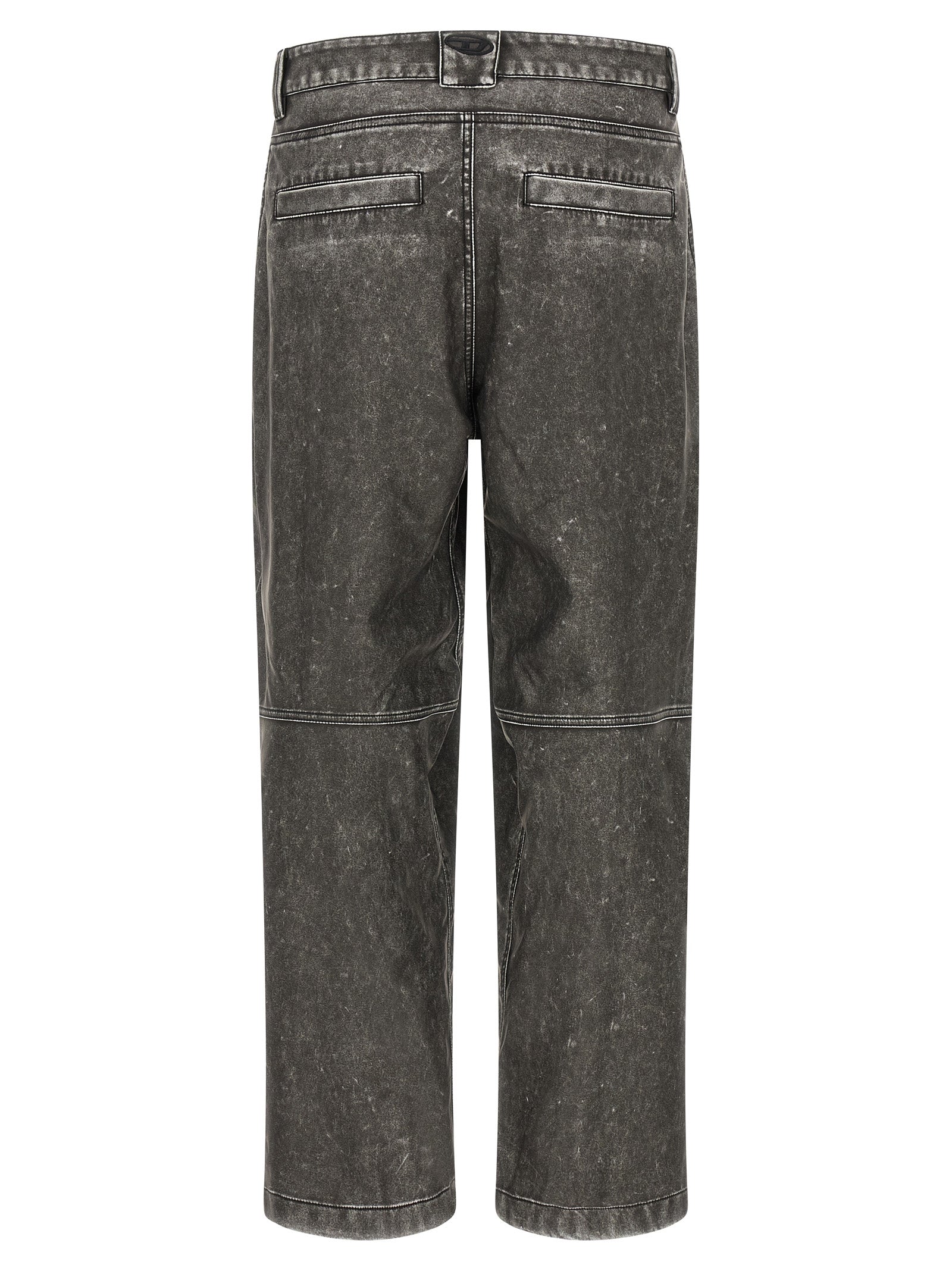 Diesel Gray Polyethylene Casual Men's Pants