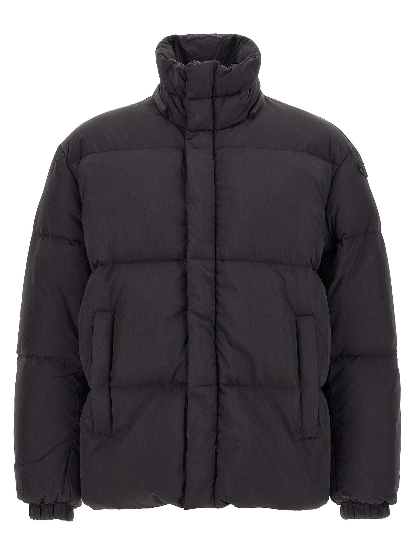 Diesel Black Polyamide Full-Length Men's Jacket