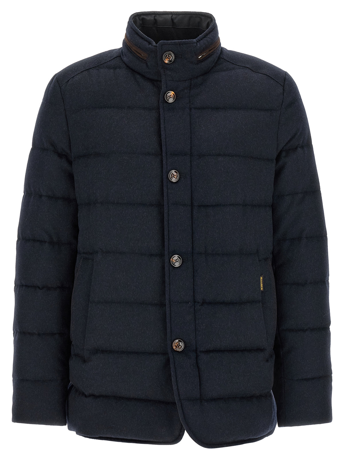 MooRER Blue Wool Full-Length Men's Jacket
