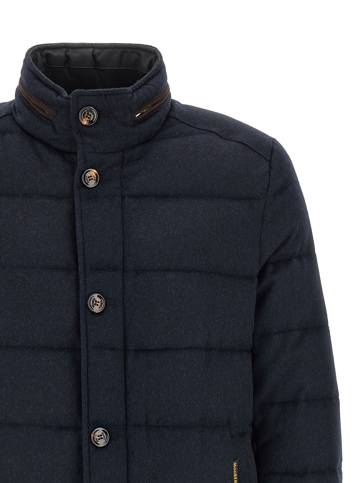 MooRER Blue Wool Full-Length Men's Jacket