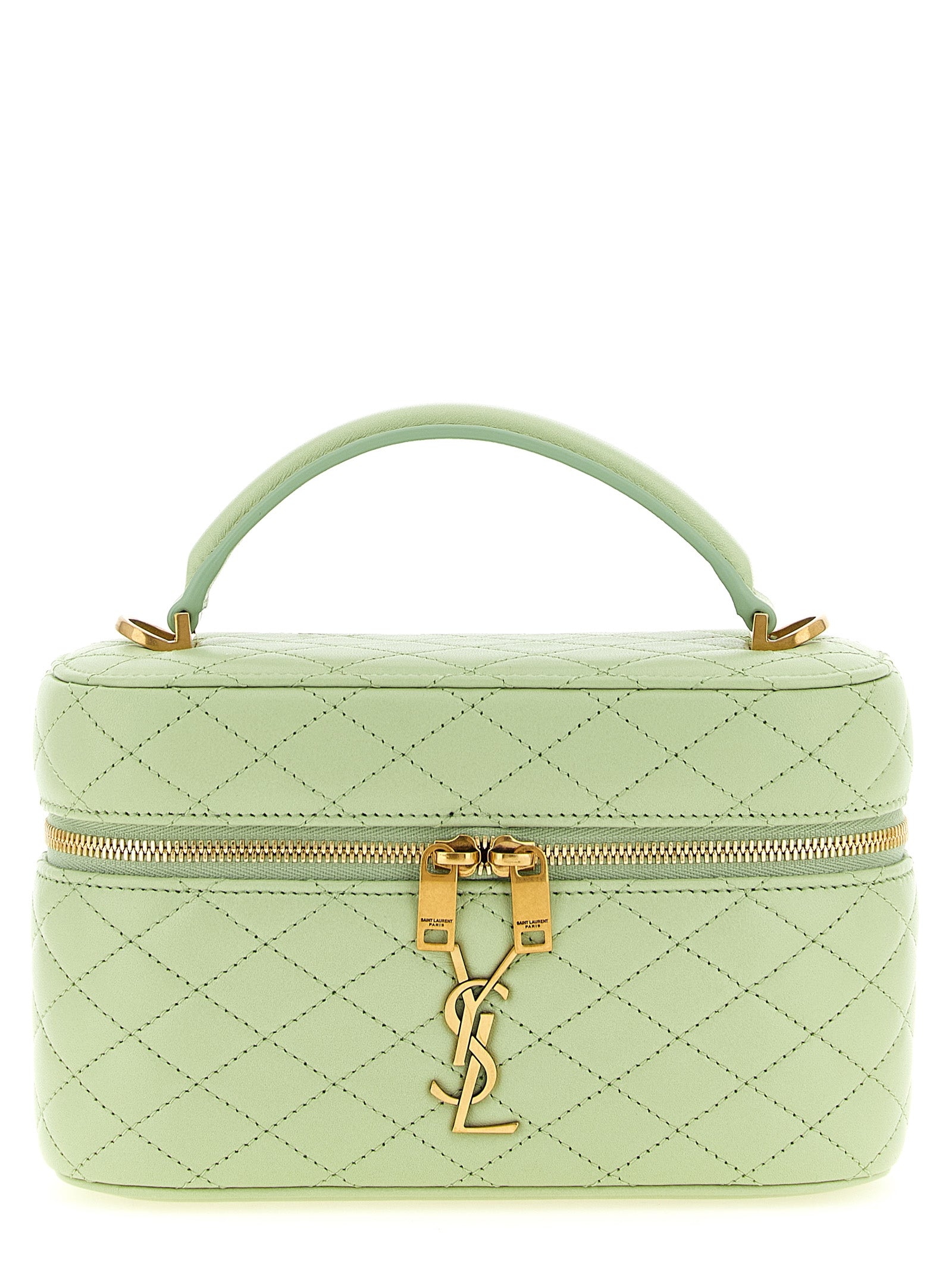 Saint Laurent Bicolor Lamb Leather Women's Handbag