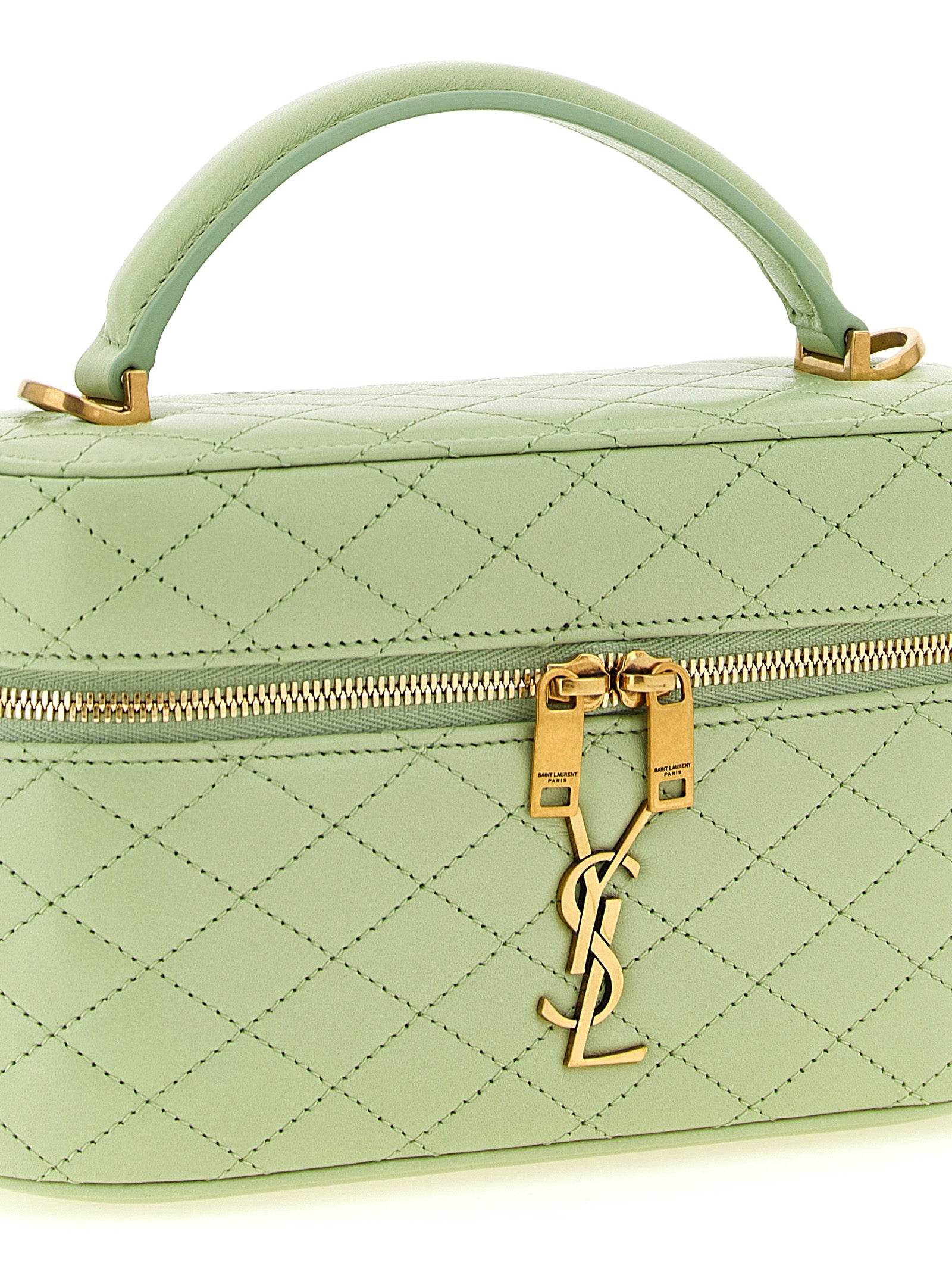 Saint Laurent Bicolor Lamb Leather Women's Handbag