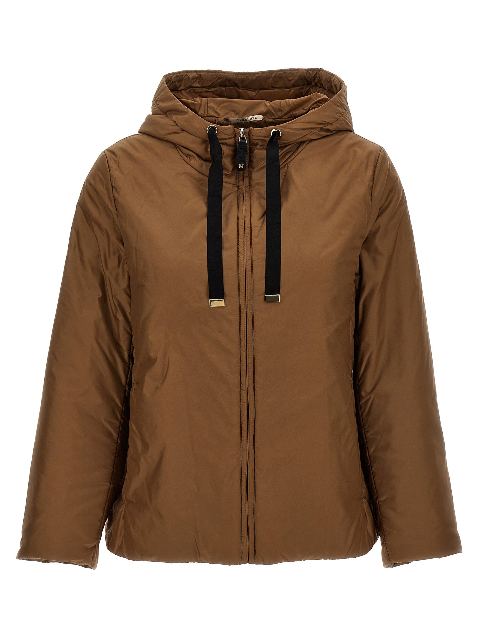 Max Mara Brown Polyester Shell Women's Jacket