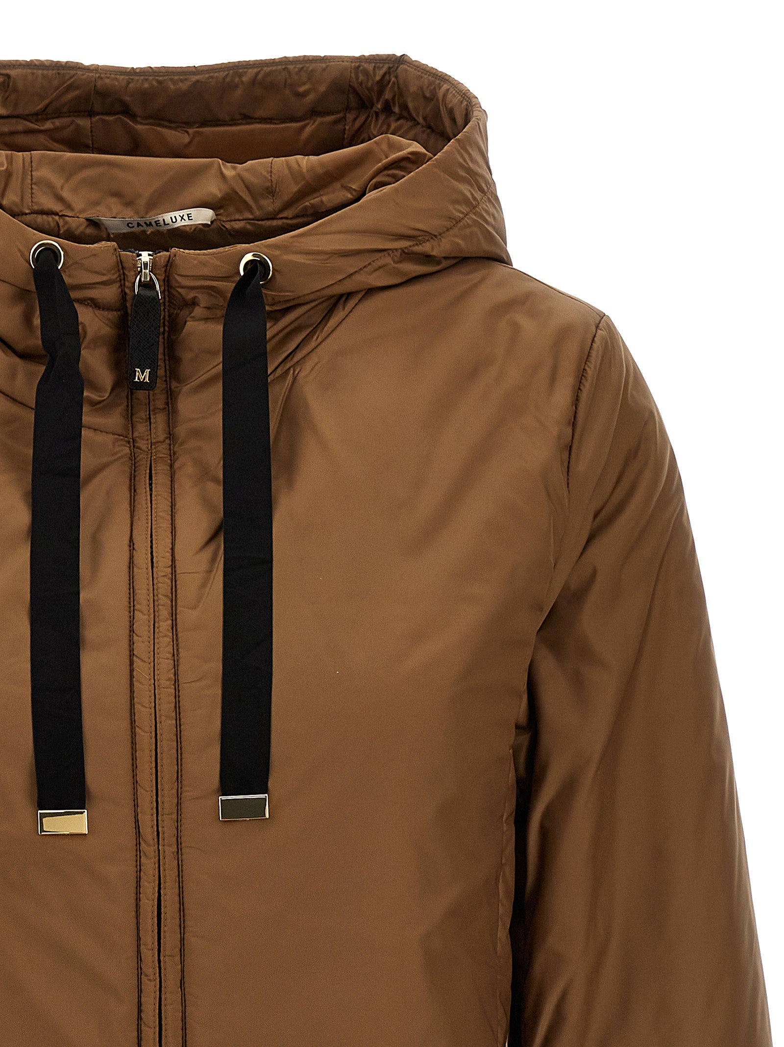 Max Mara Brown Polyester Shell Women's Jacket