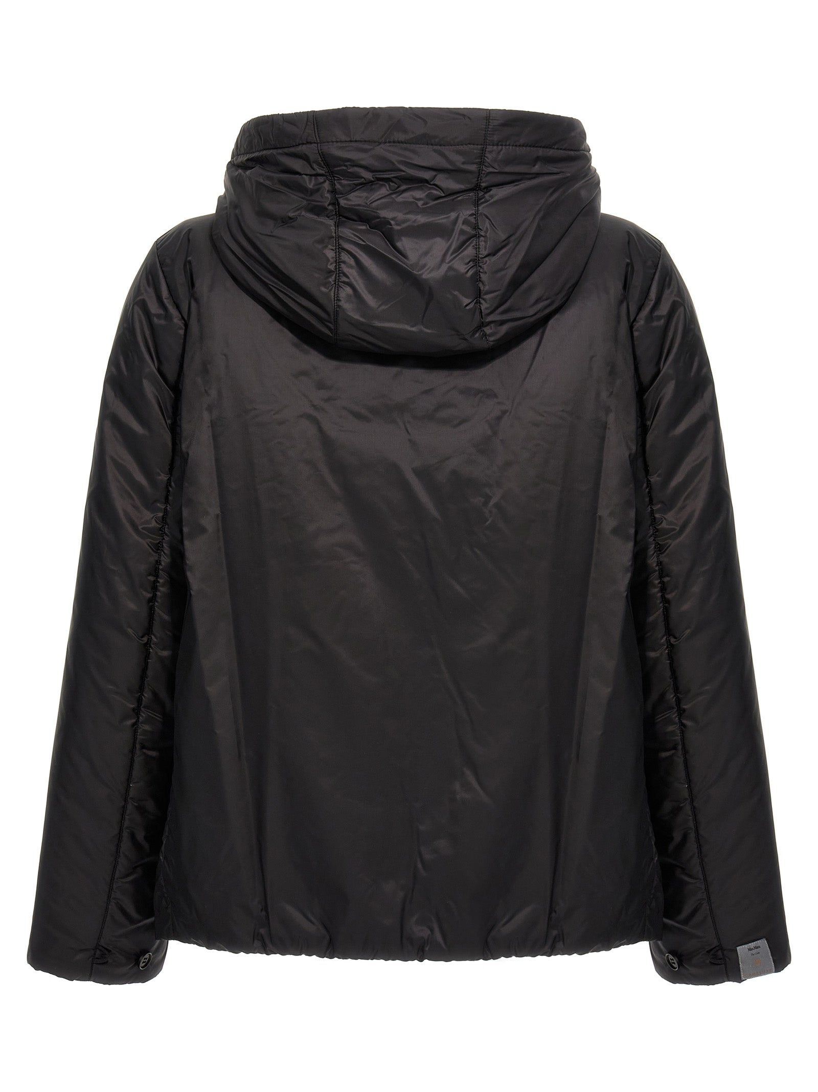 Max Mara Black Polyester Shell Women's Jacket