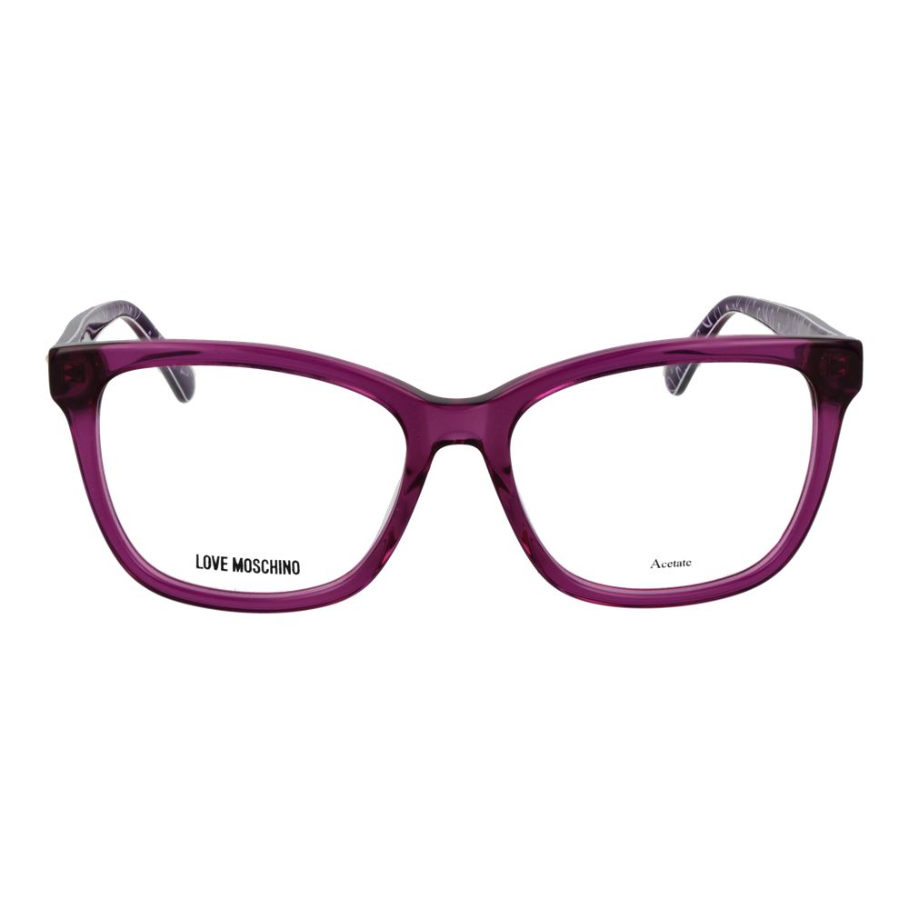Love Moschino Purple Acetate Glasses Women's (Frames)