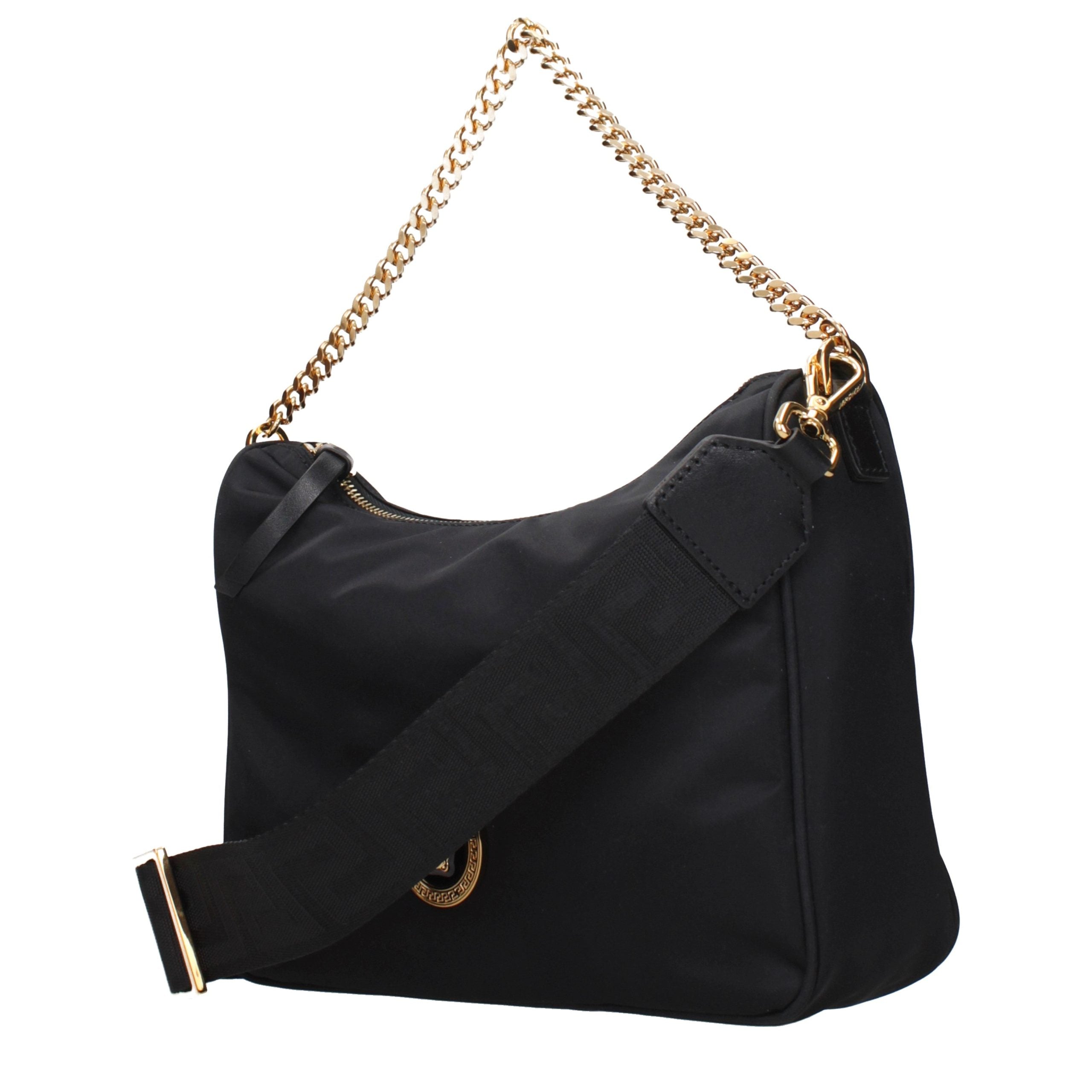 Versace Black Fabric Women's Handbag