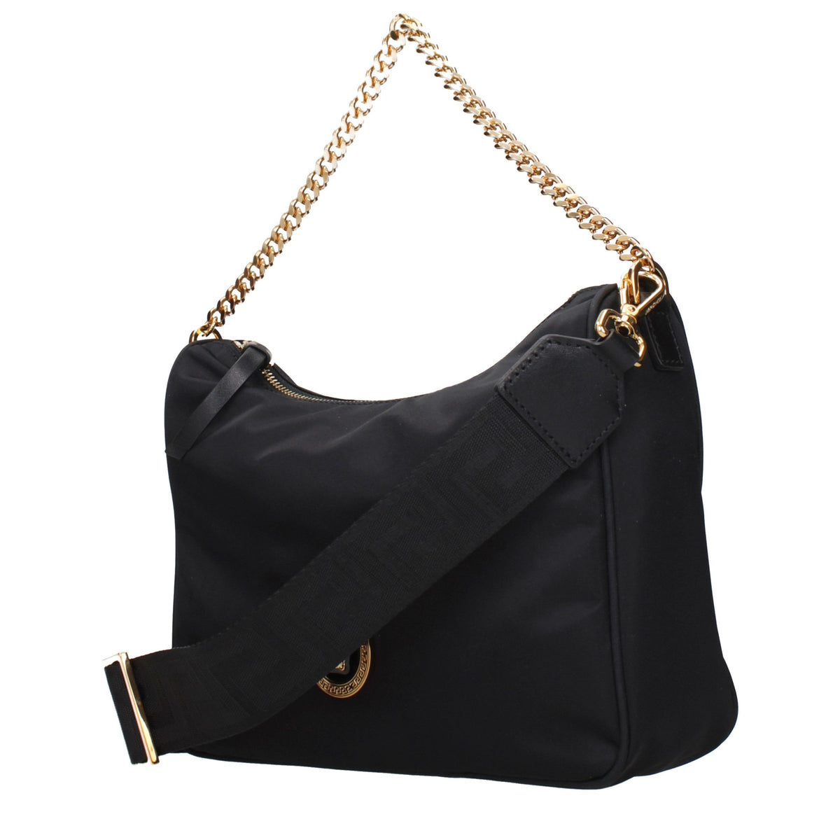 Versace Black Fabric Women's Handbag