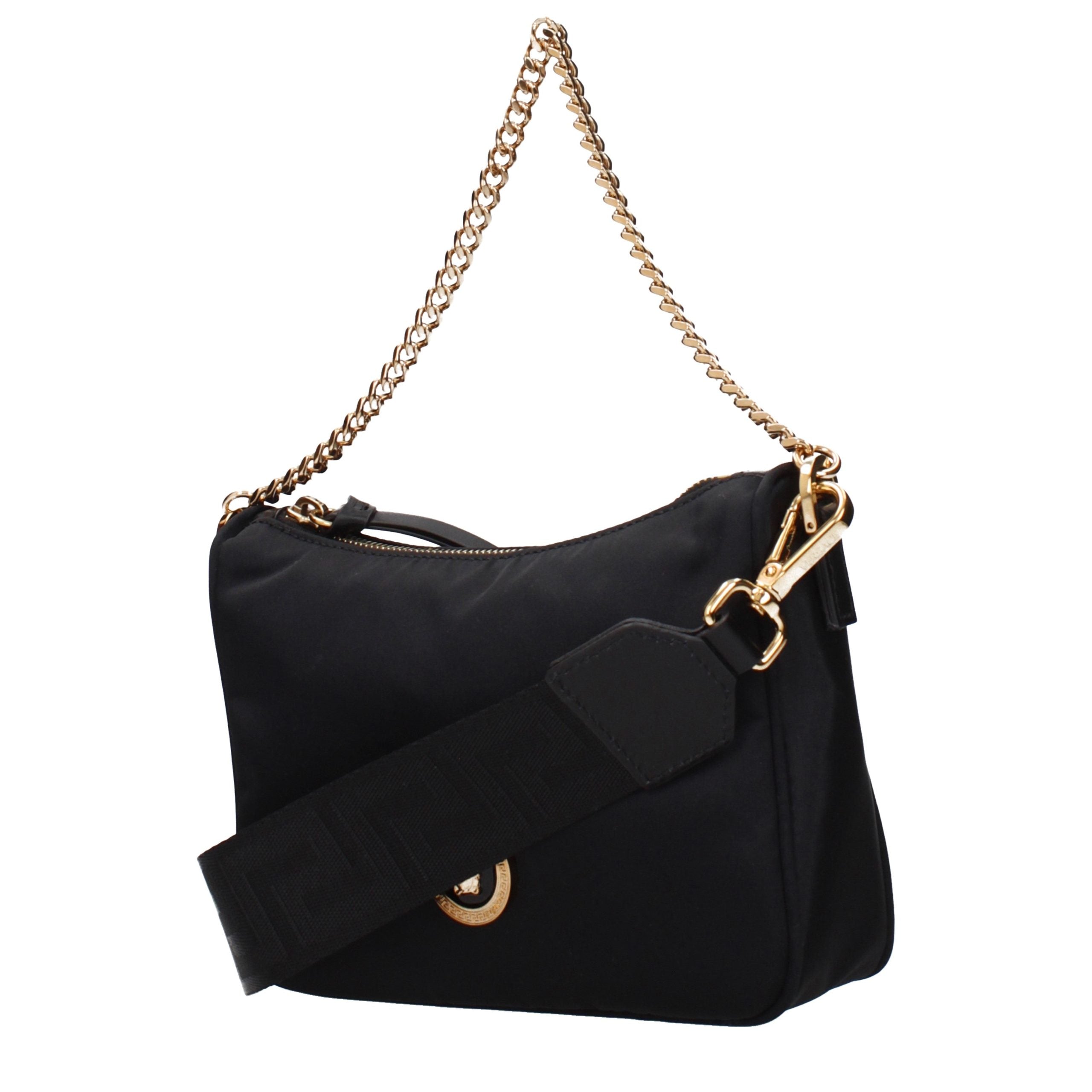Versace Black Fabric Women's Handbag