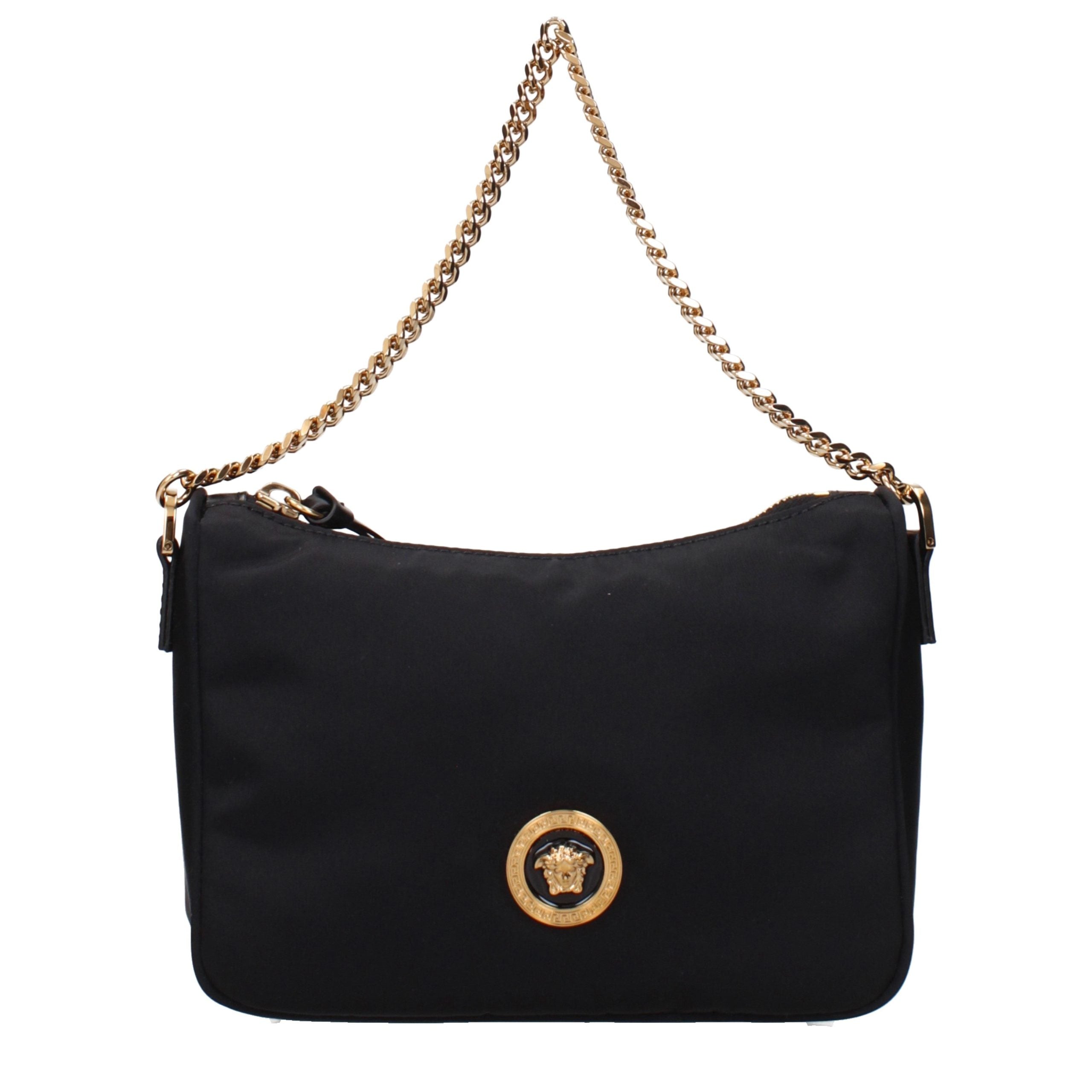 Versace Black Fabric Women's Handbag