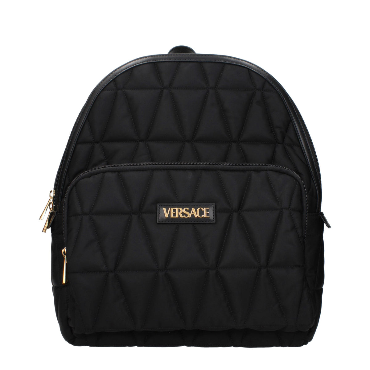 Versace Black Fabric Men's Backpack