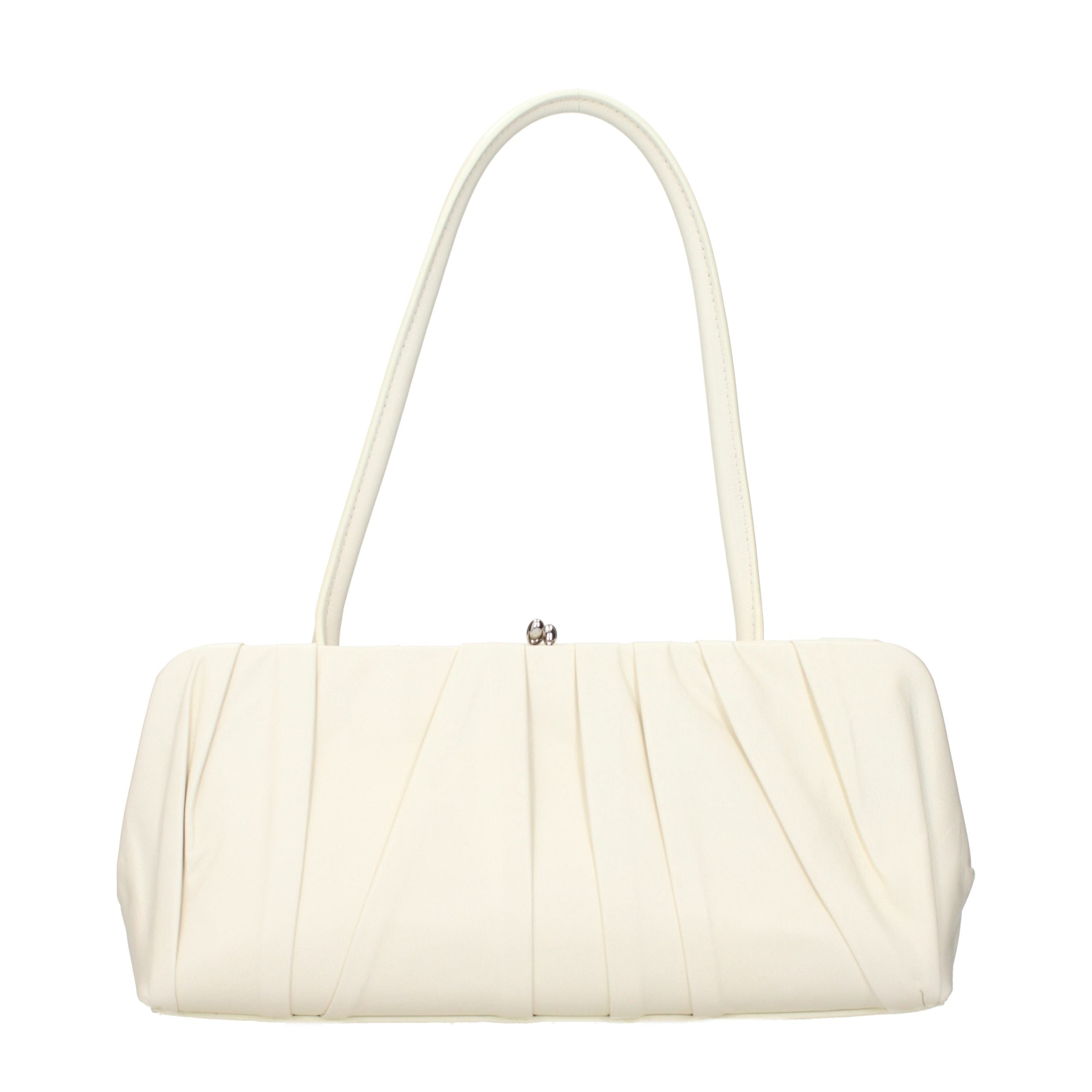 Jil Sander White Leather Shoulder Women's Bag