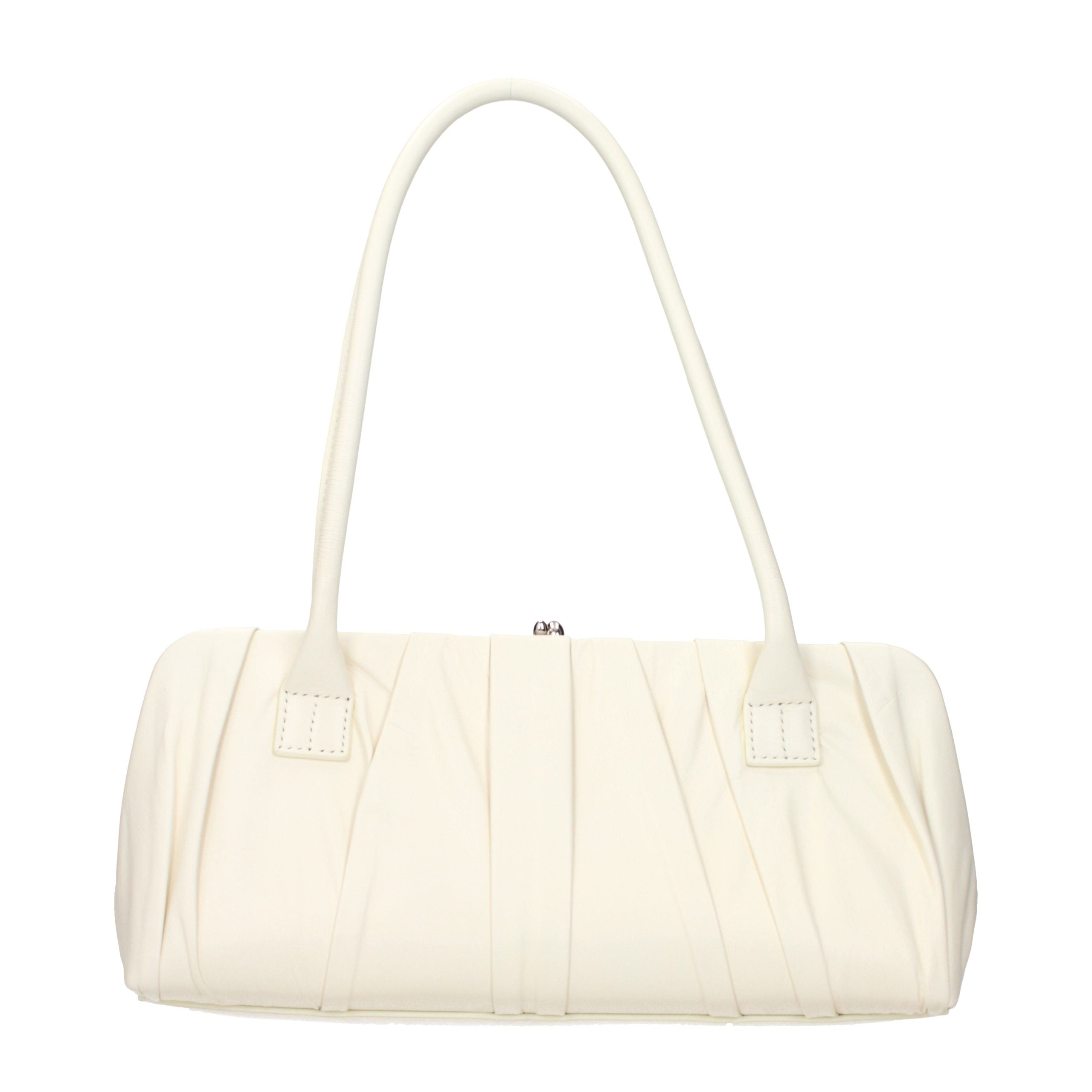 Jil Sander White Leather Shoulder Women's Bag