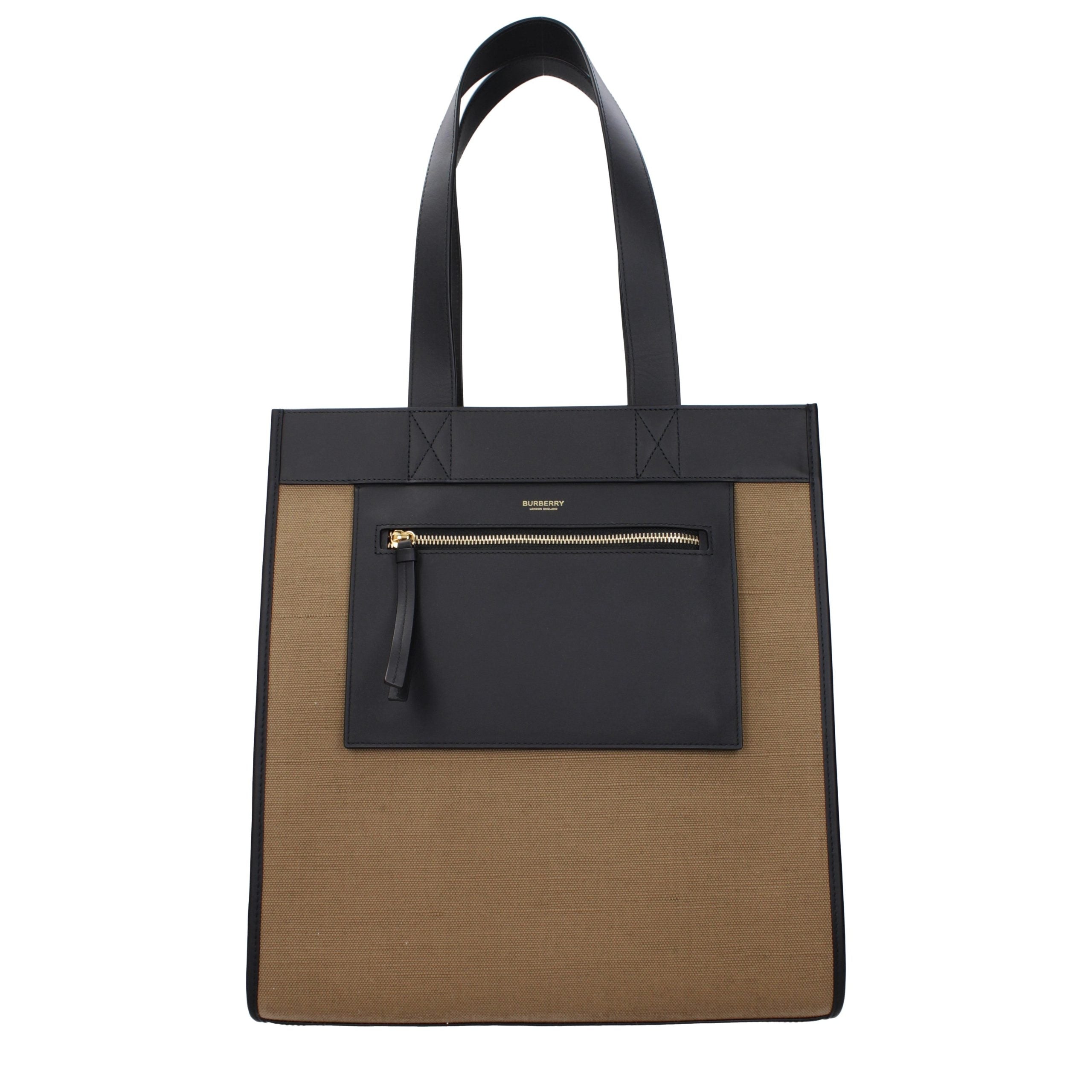 Burberry Brown Fabric Shoulder Women's Bag