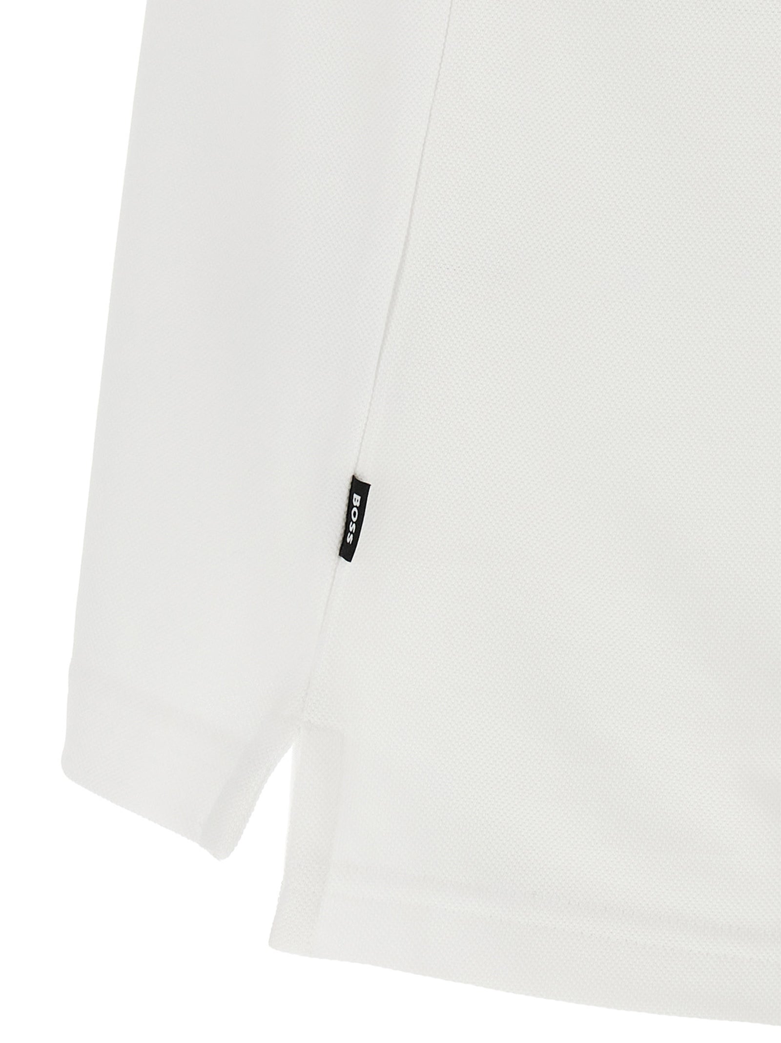 Hugo Boss White Cotton Polo Men's Shirt