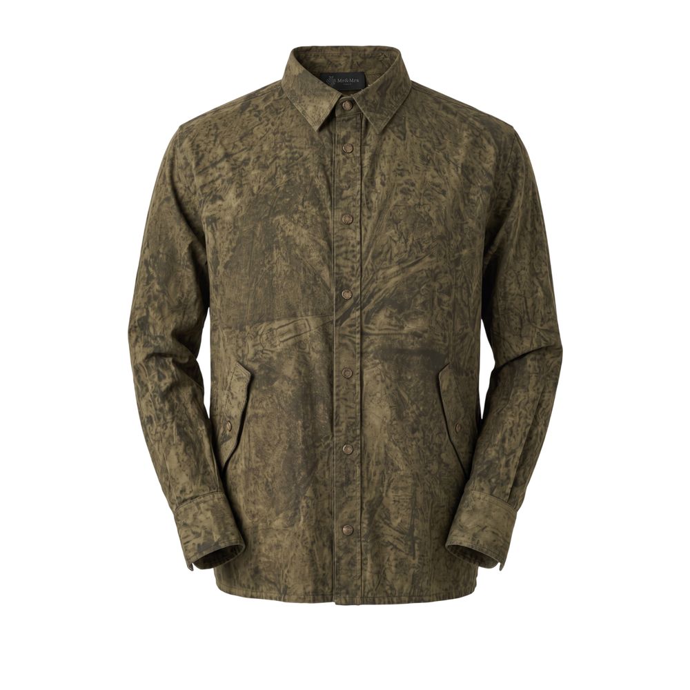 Mr&Mrs Italy Green Viscose Men's Men's Shirt