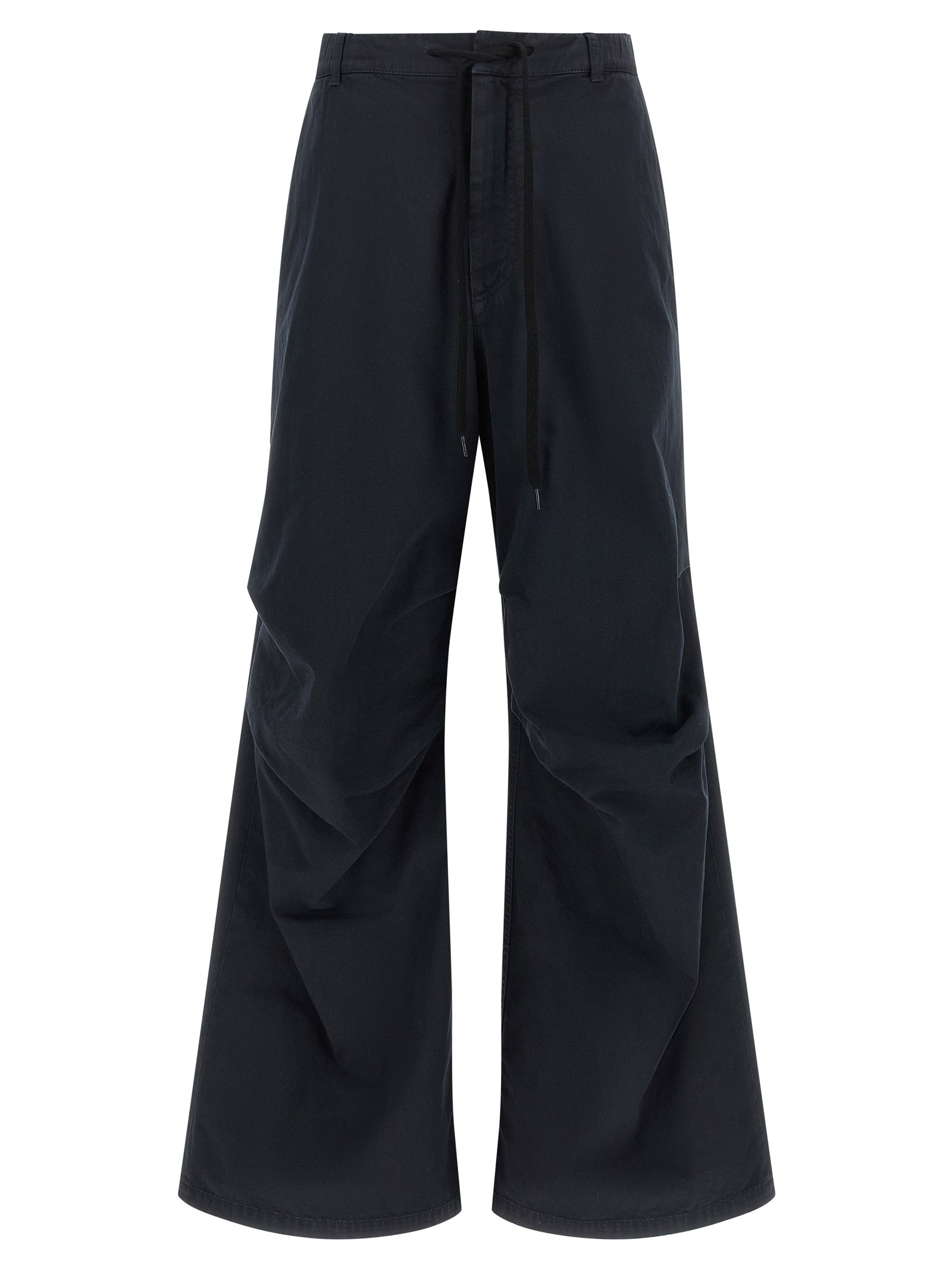 MM6 Maison Margiela Blue Cotton Casual Women's Pants