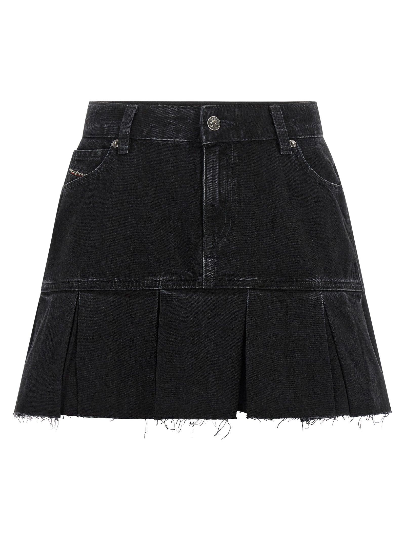 Diesel Blue Cotton Long Women's Skirt