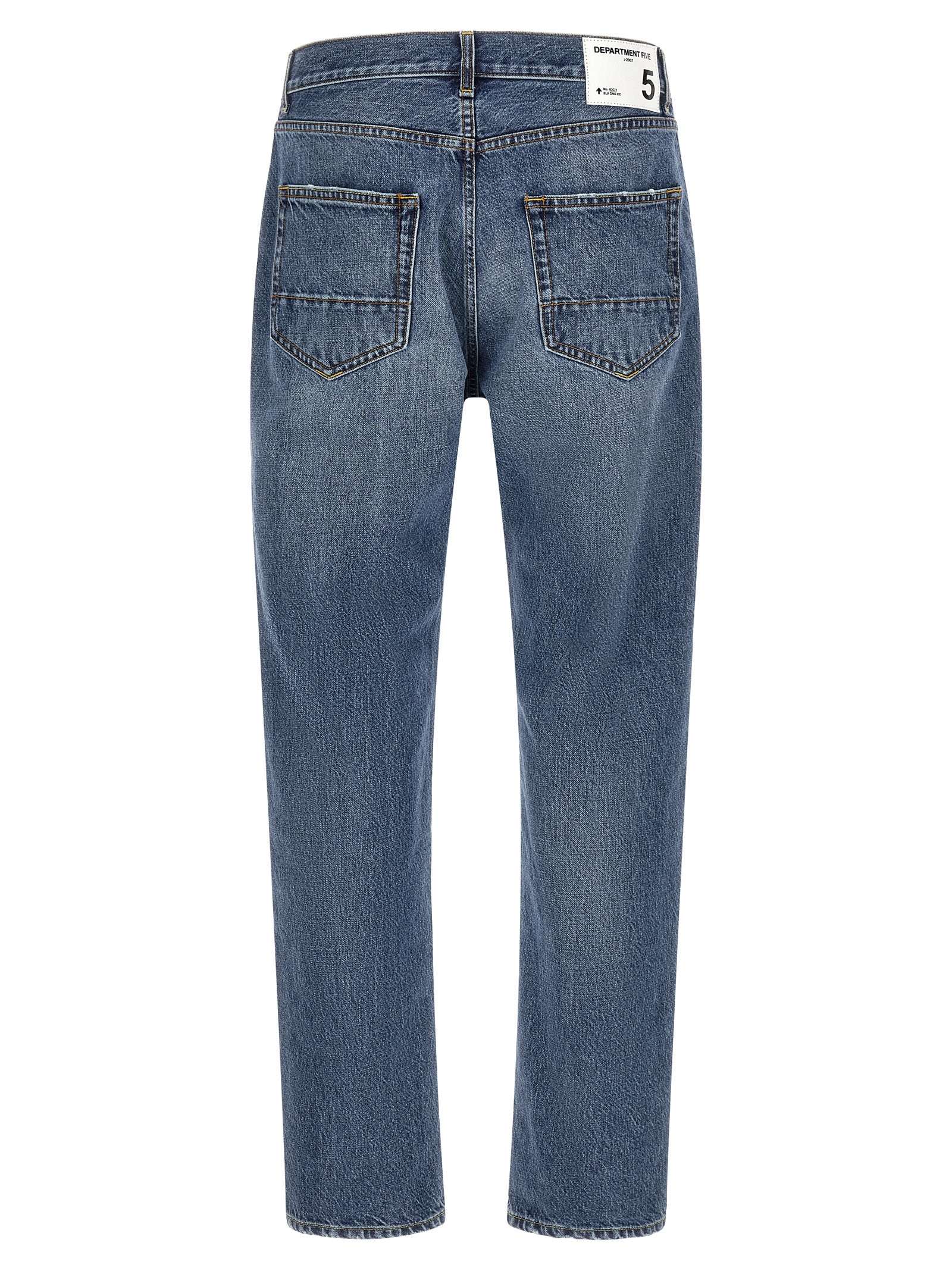Department 5 Blue Cotton Relaxed Fit Men's Jeans
