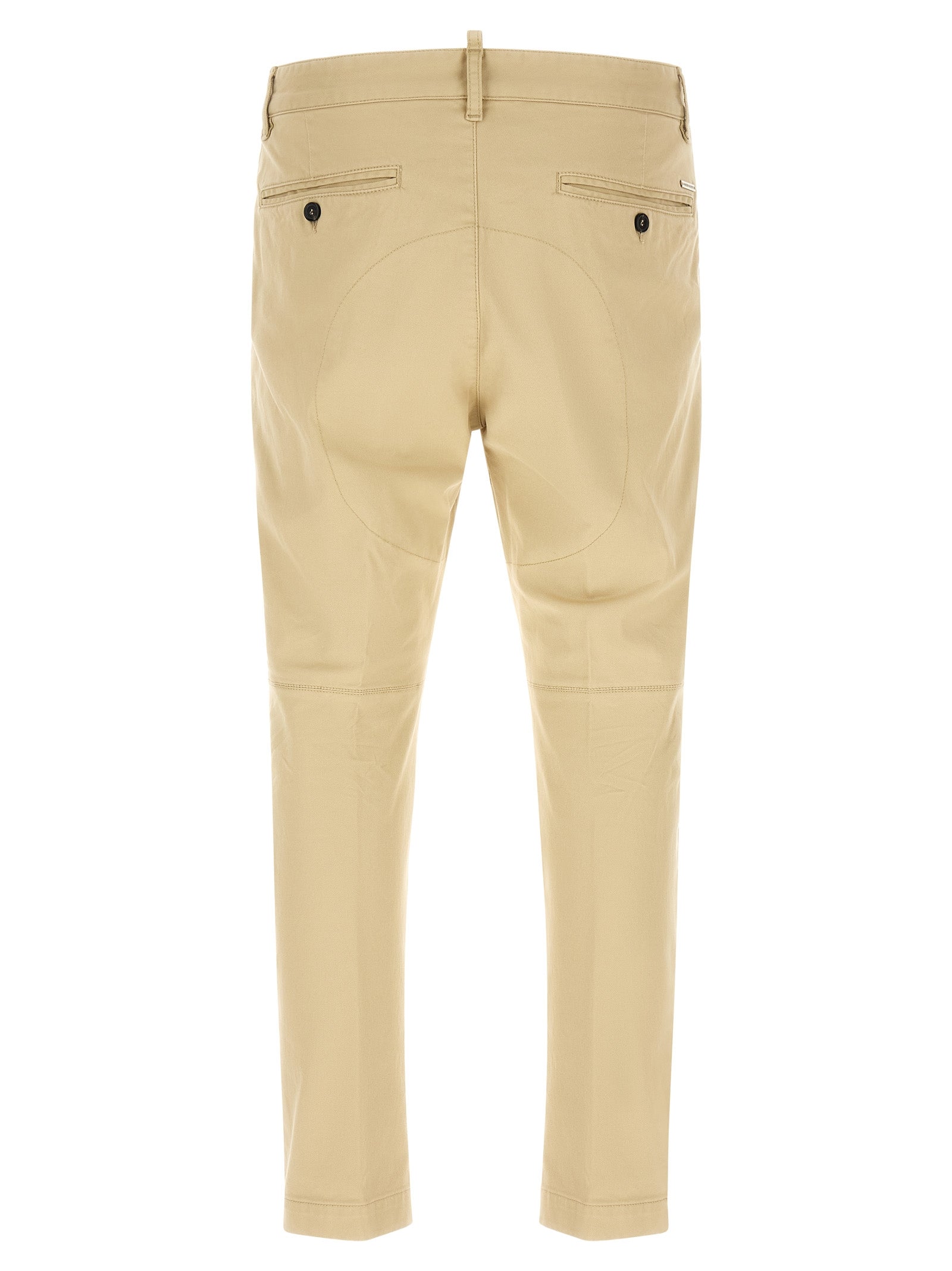Dsquared² Beige Cotton Cargo Men's Pants