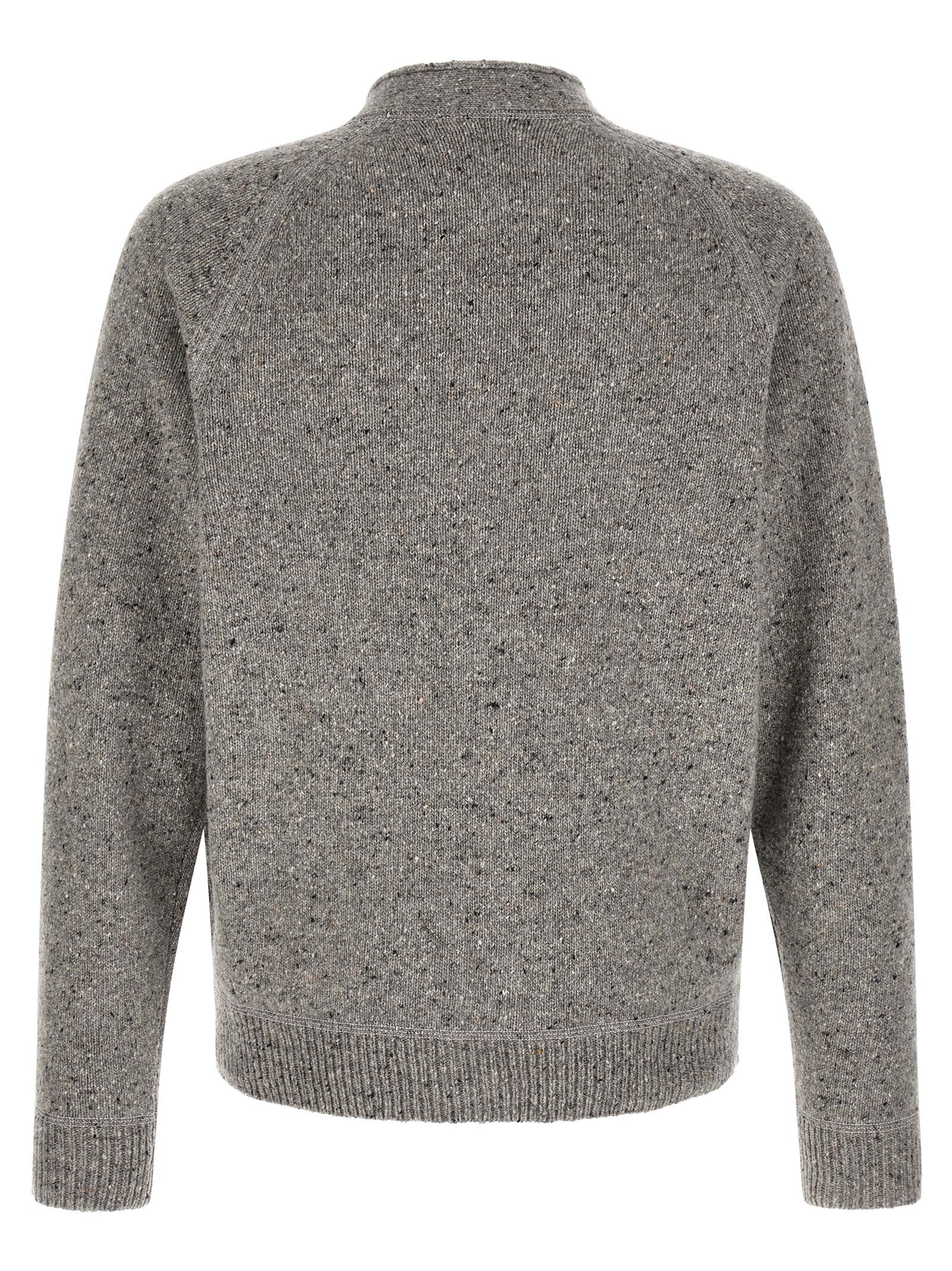 Dsquared² Gray Wool Men's Cardigan