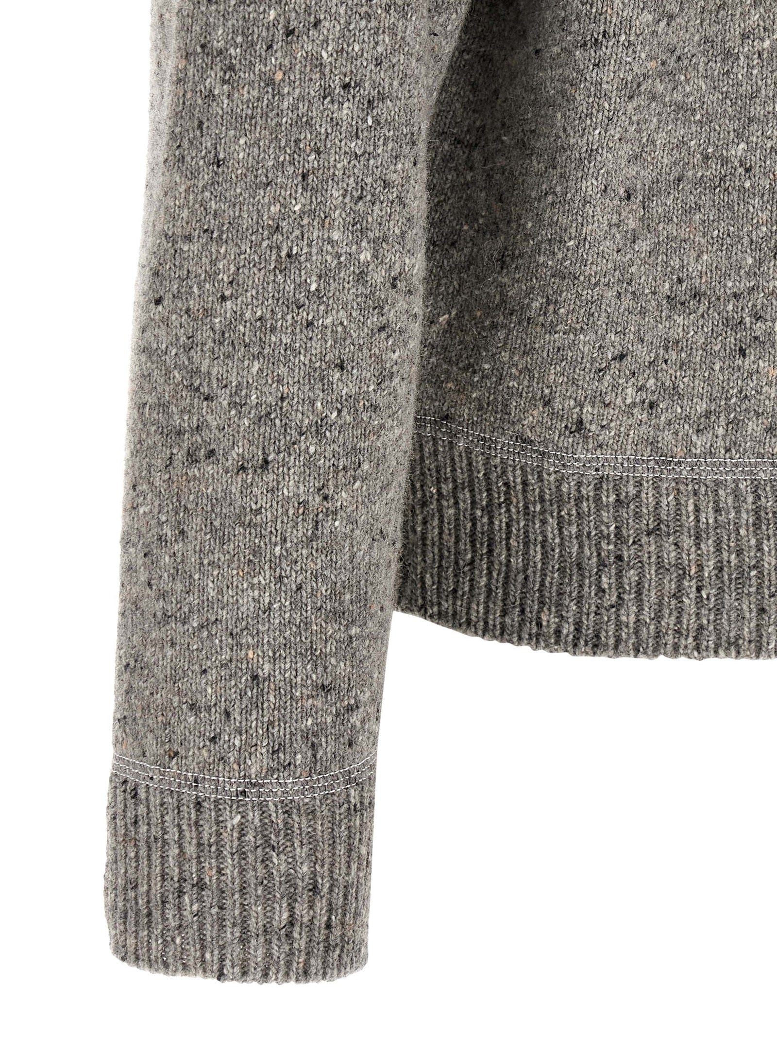 Dsquared² Gray Wool Men's Cardigan
