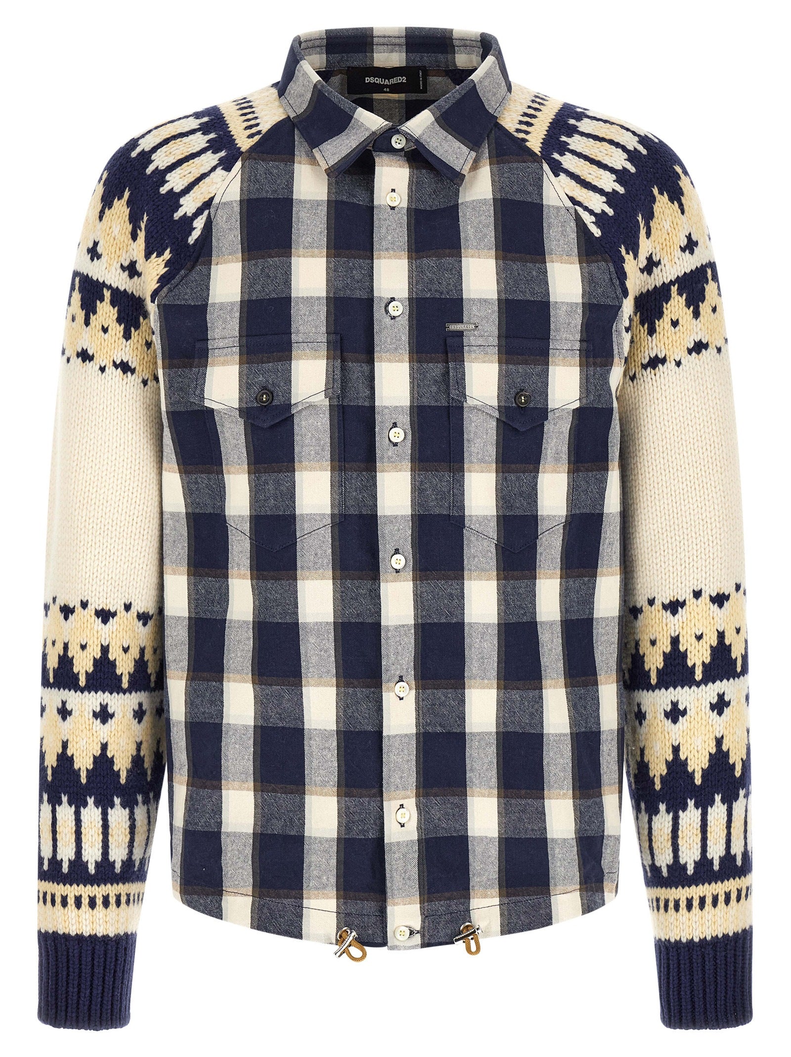 Dsquared² Multicolor Cotton Men's Blouse