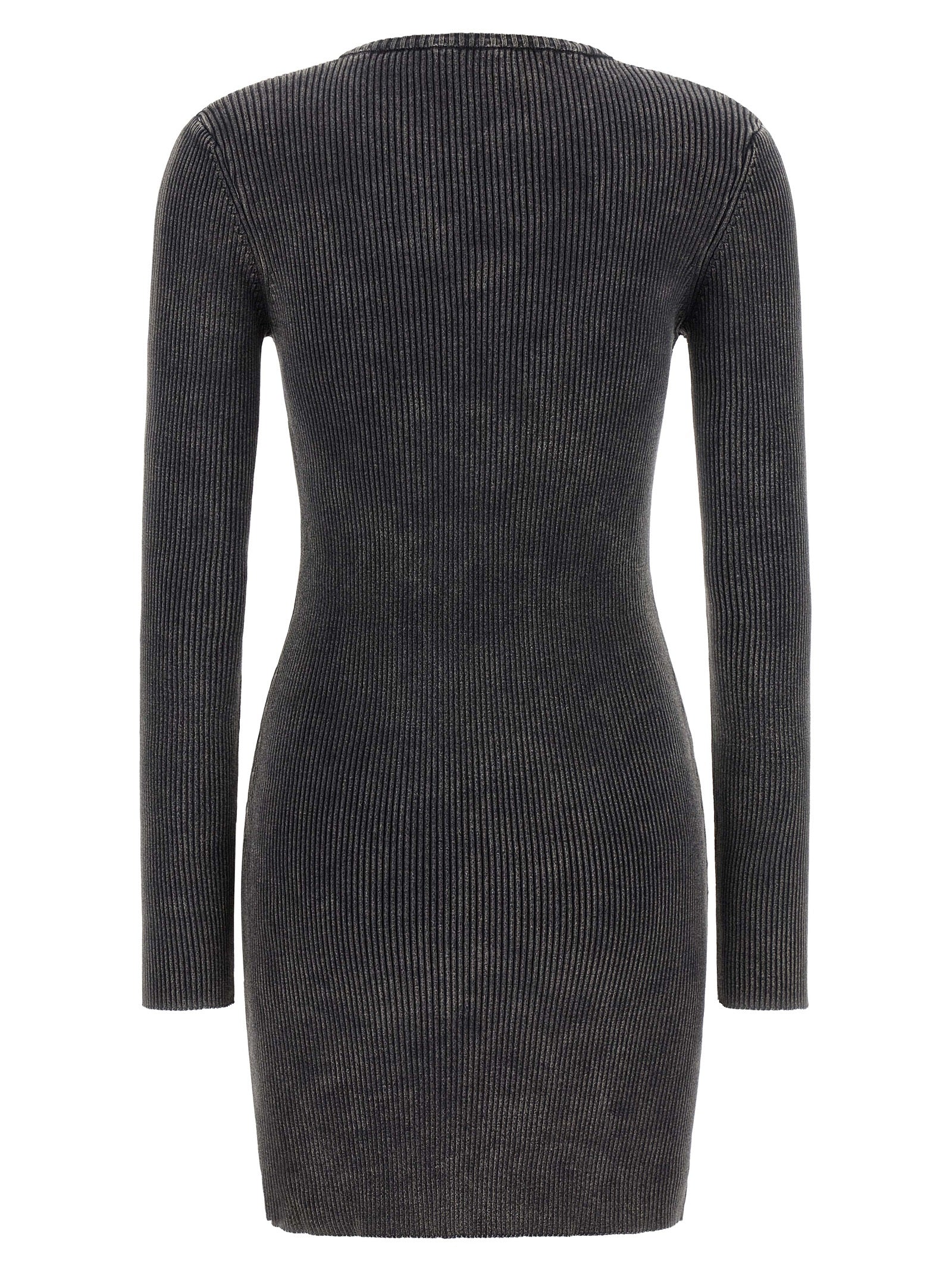 Diesel Black Cotton Short Women's Dress