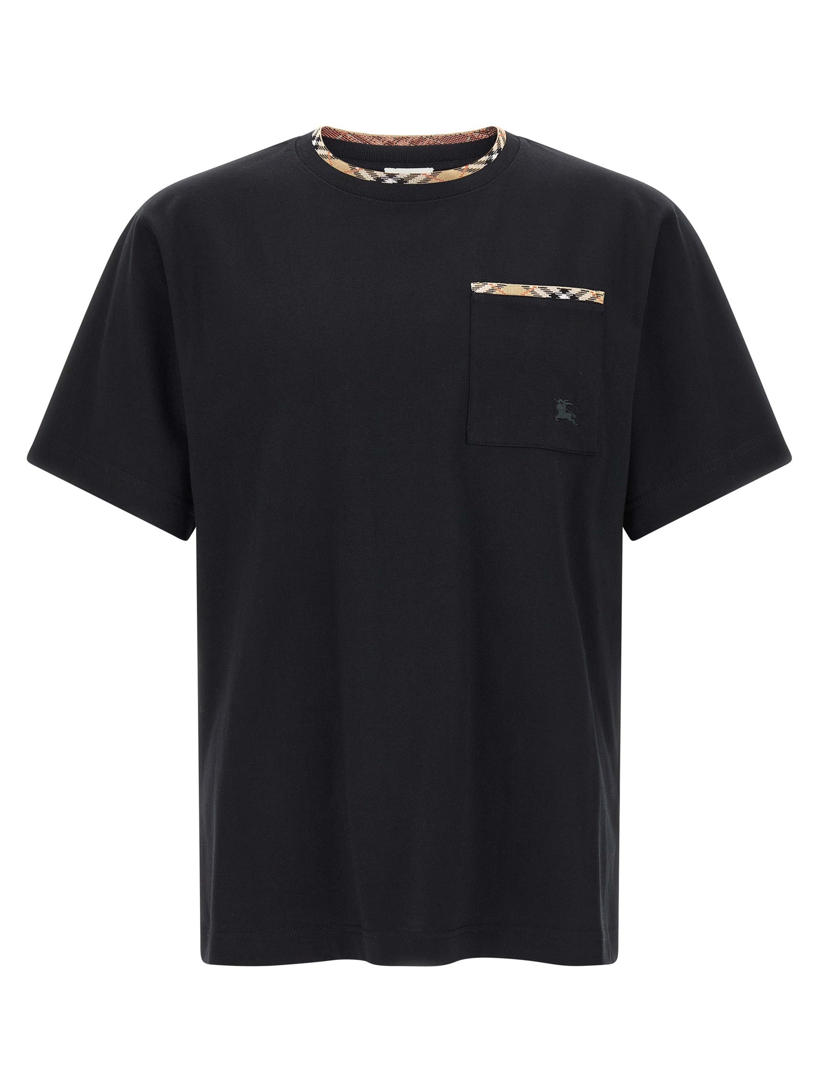 Burberry Black Cotton Men's T-Shirt