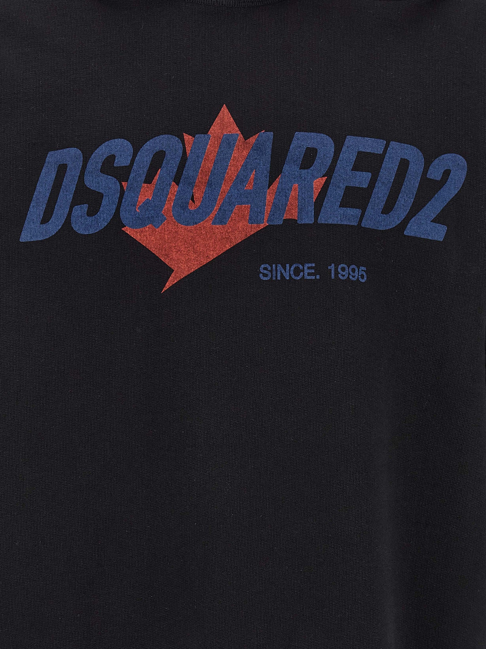 Dsquared² Black Cotton Men's Sweatshirt