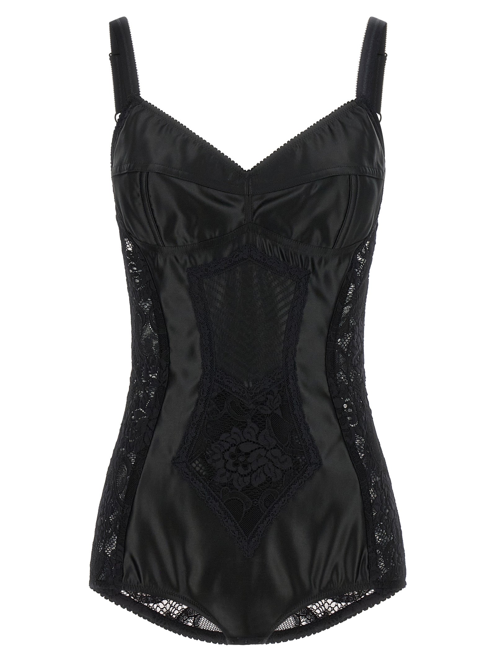 Dolce & Gabbana Black Polyamide Women's Bodysuit