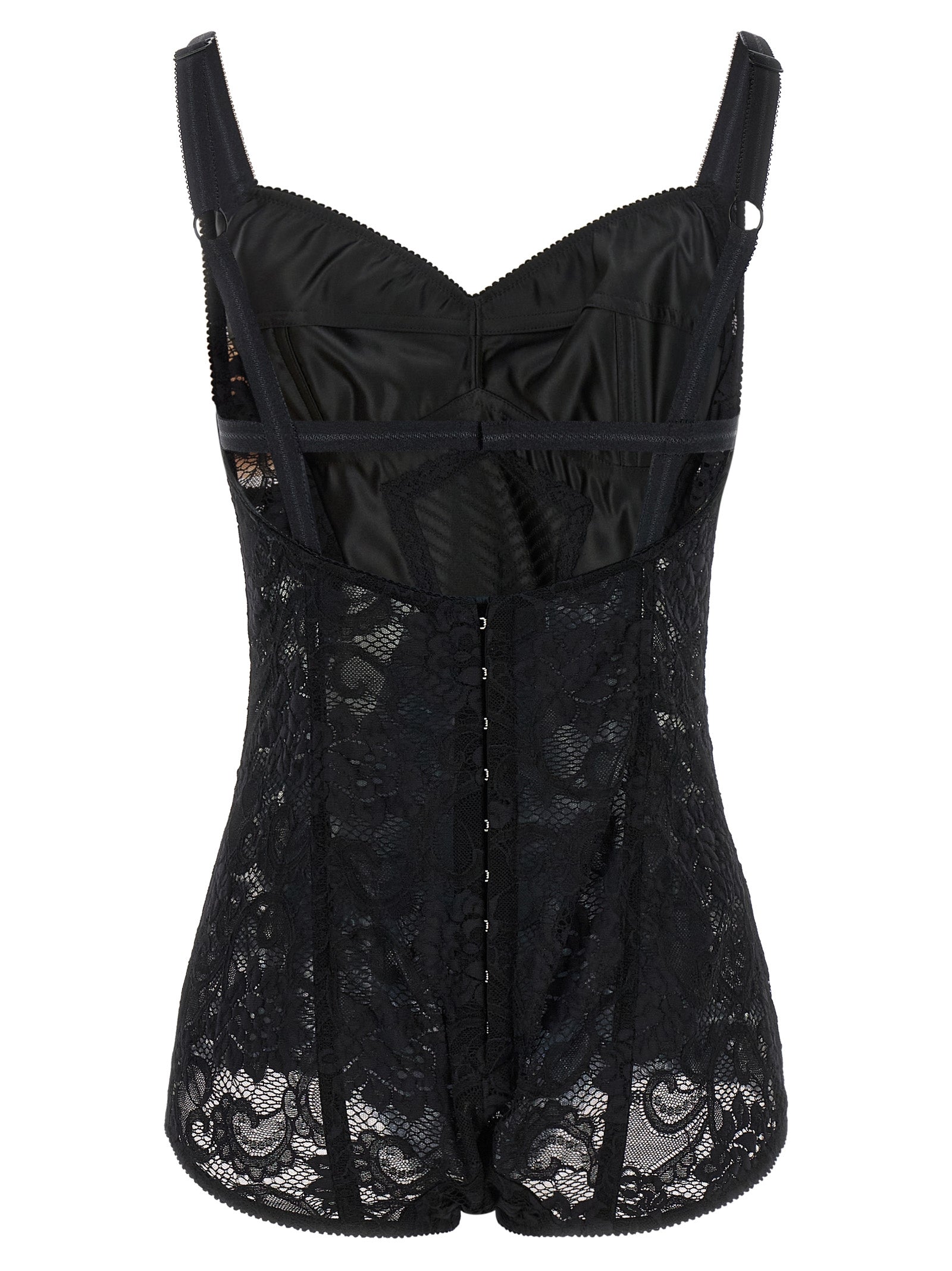 Dolce & Gabbana Black Polyamide Women's Bodysuit