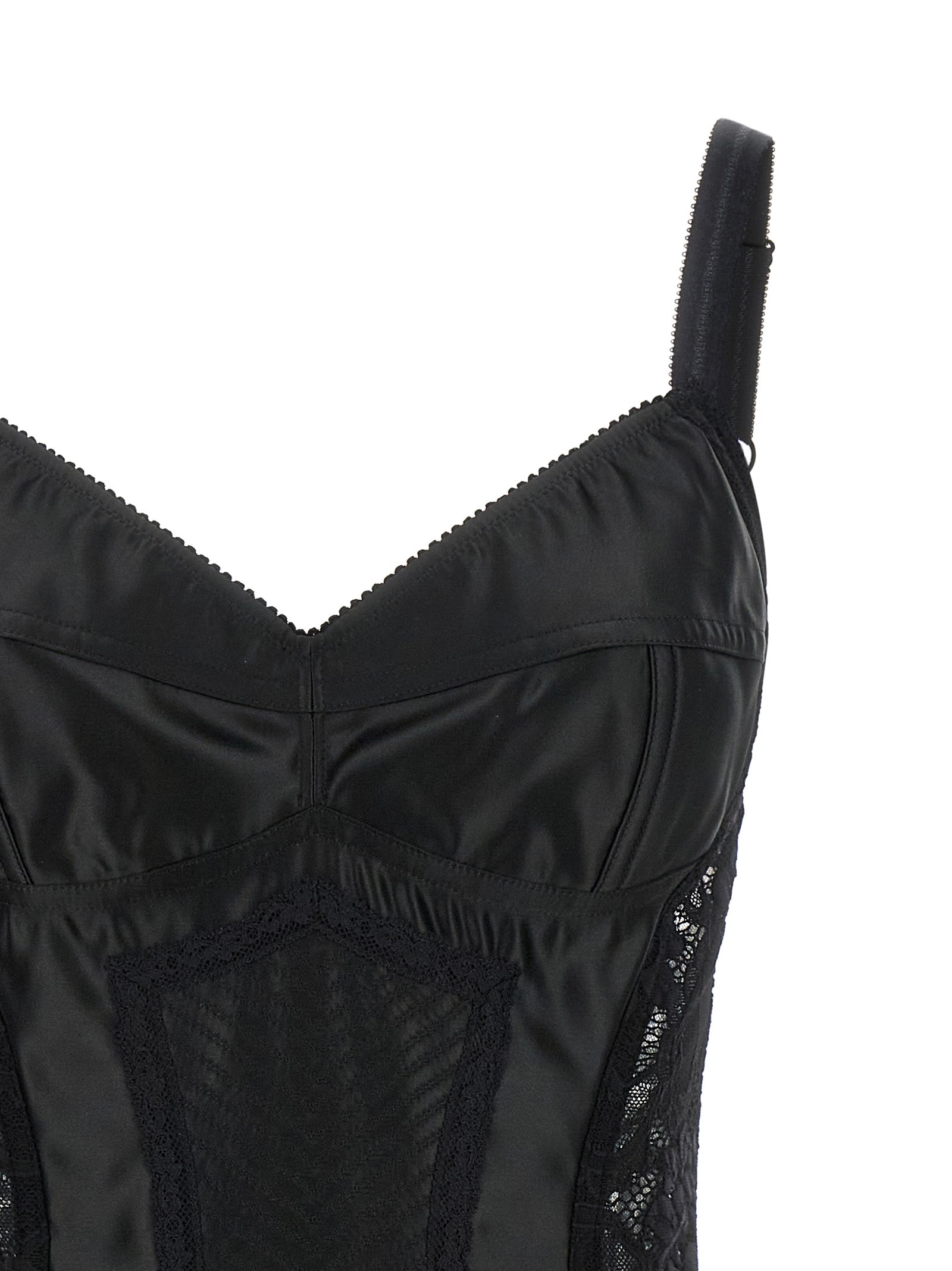 Dolce & Gabbana Black Polyamide Women's Bodysuit