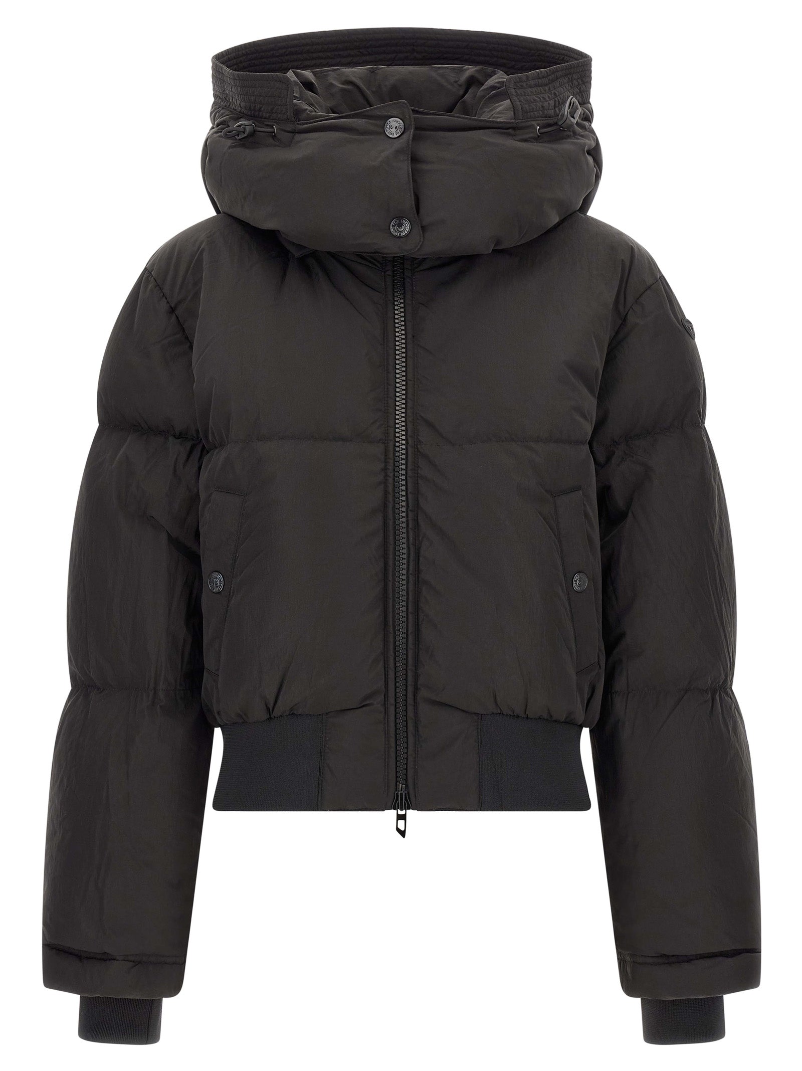 Diesel Black Polyamide Full-Length Women's Jacket