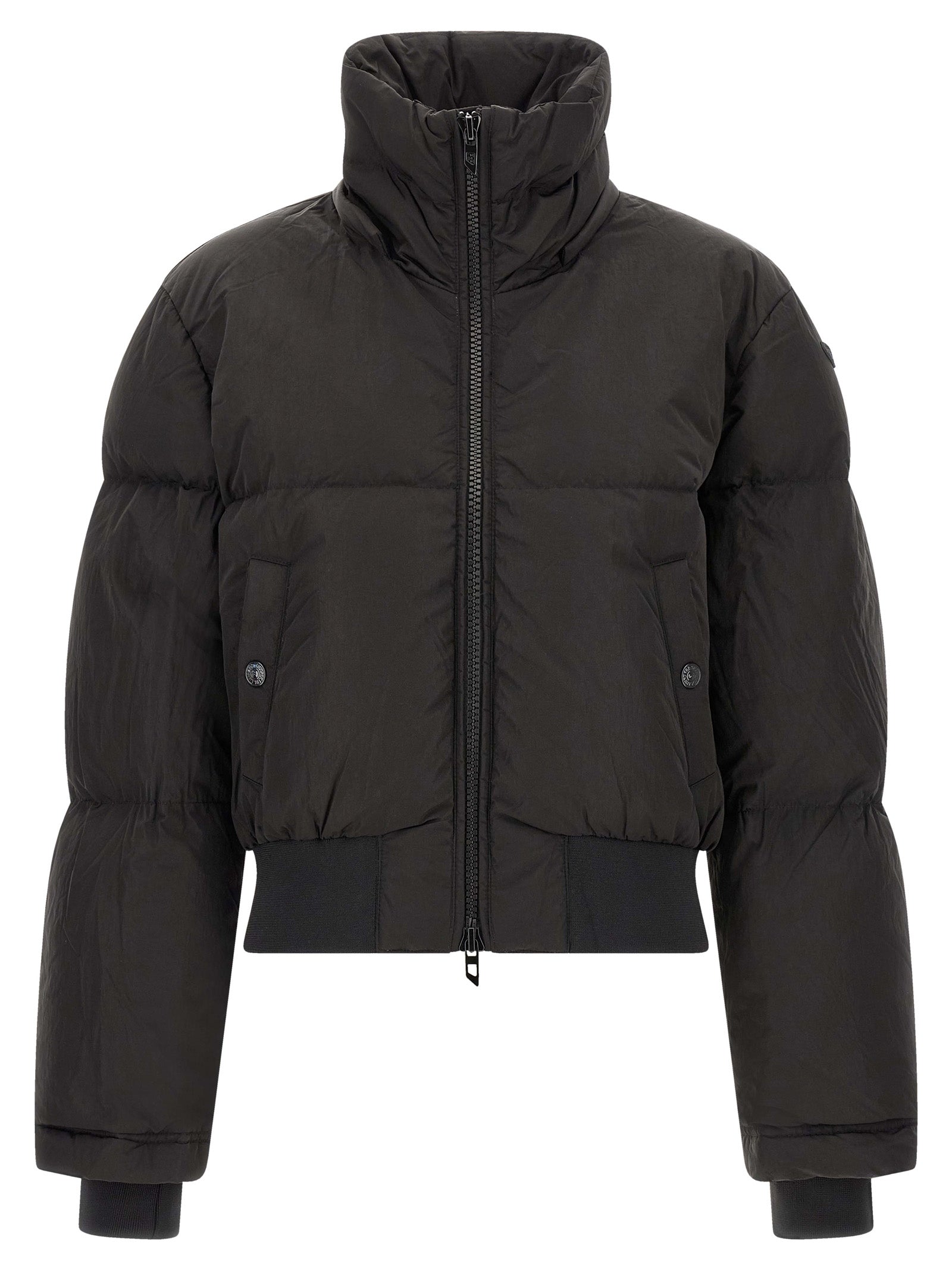 Diesel Black Polyamide Full-Length Women's Jacket