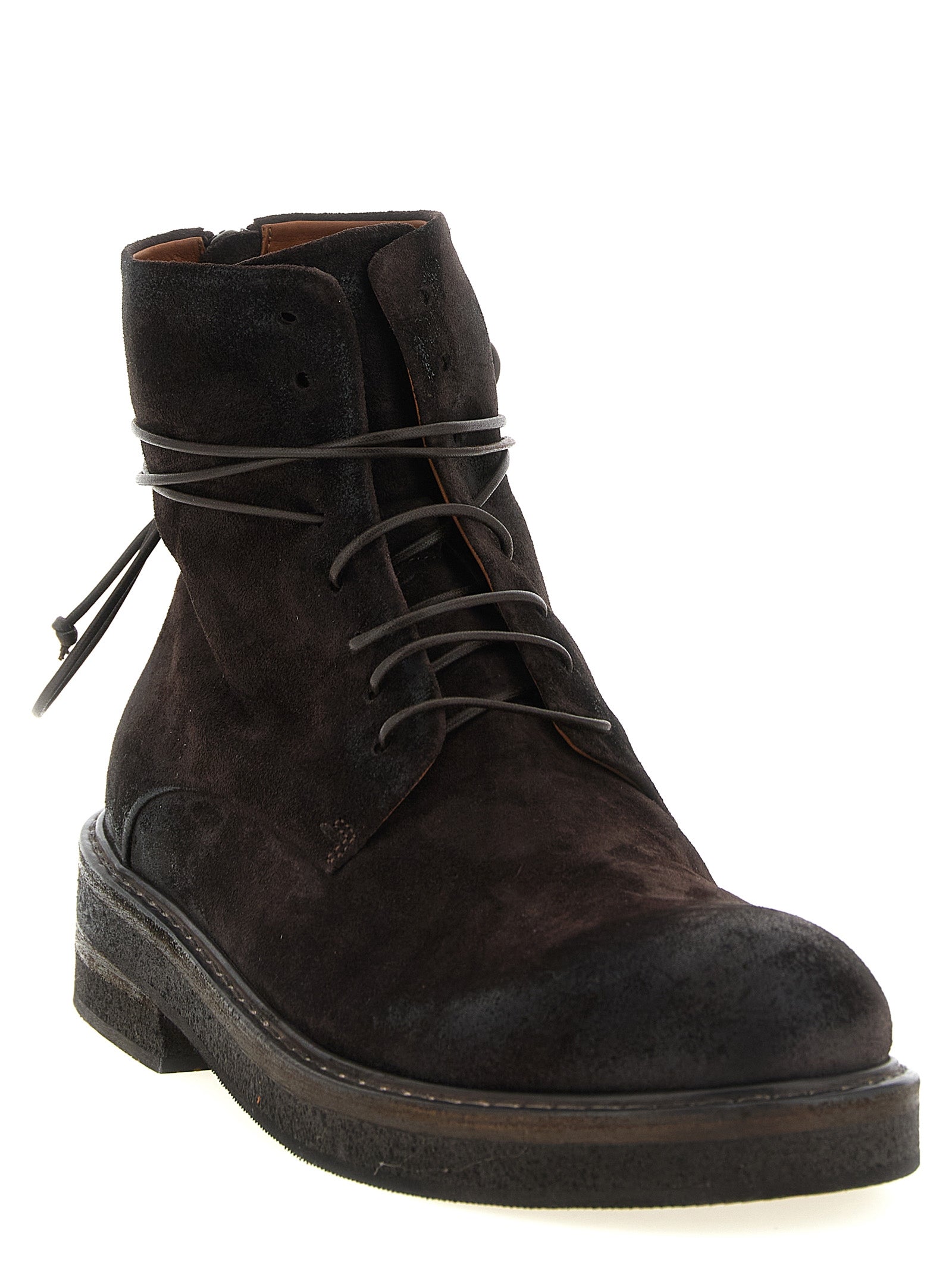Marsell Brown Calfskin Chelsea Men's Boots