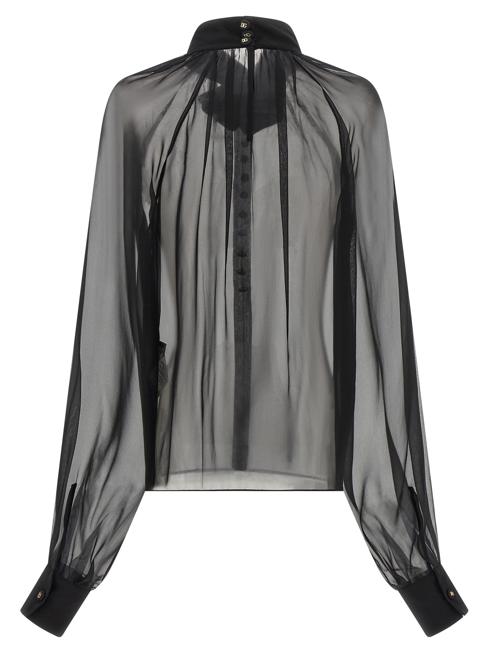 Dolce & Gabbana Black Silk Women's Blouse