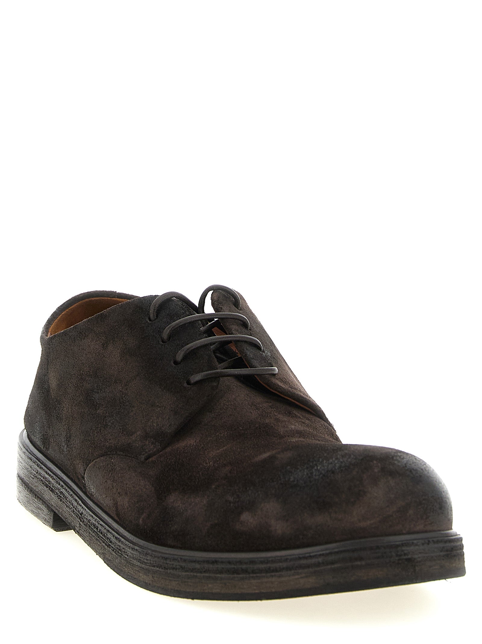 Marsell Brown Calfskin Oxfords And Men's Derbies