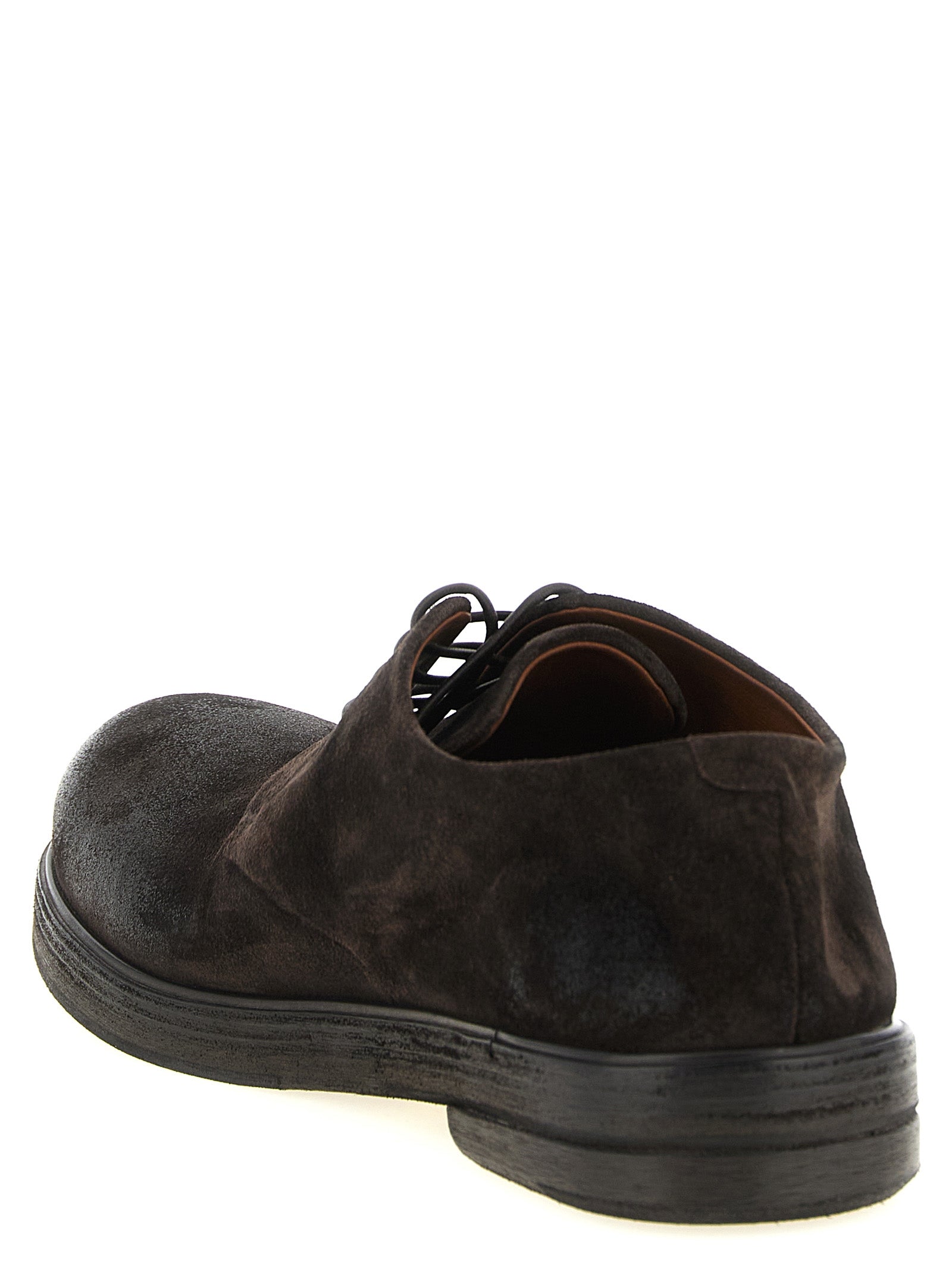 Marsell Brown Calfskin Oxfords And Men's Derbies